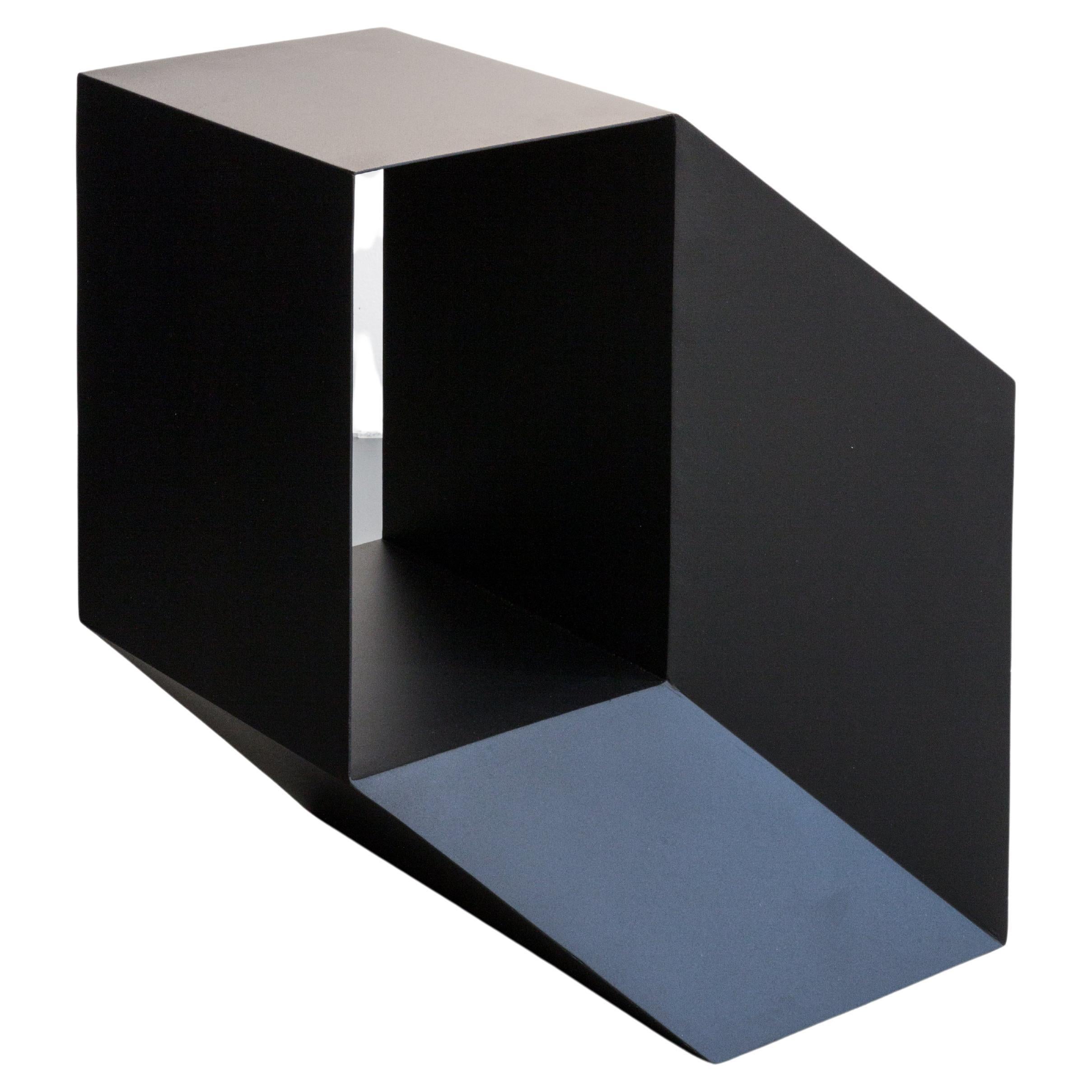Tavolino Rocky in metallo verniciato - Nero