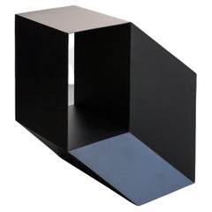 Rocky Side Side Table Painted Metal - Black