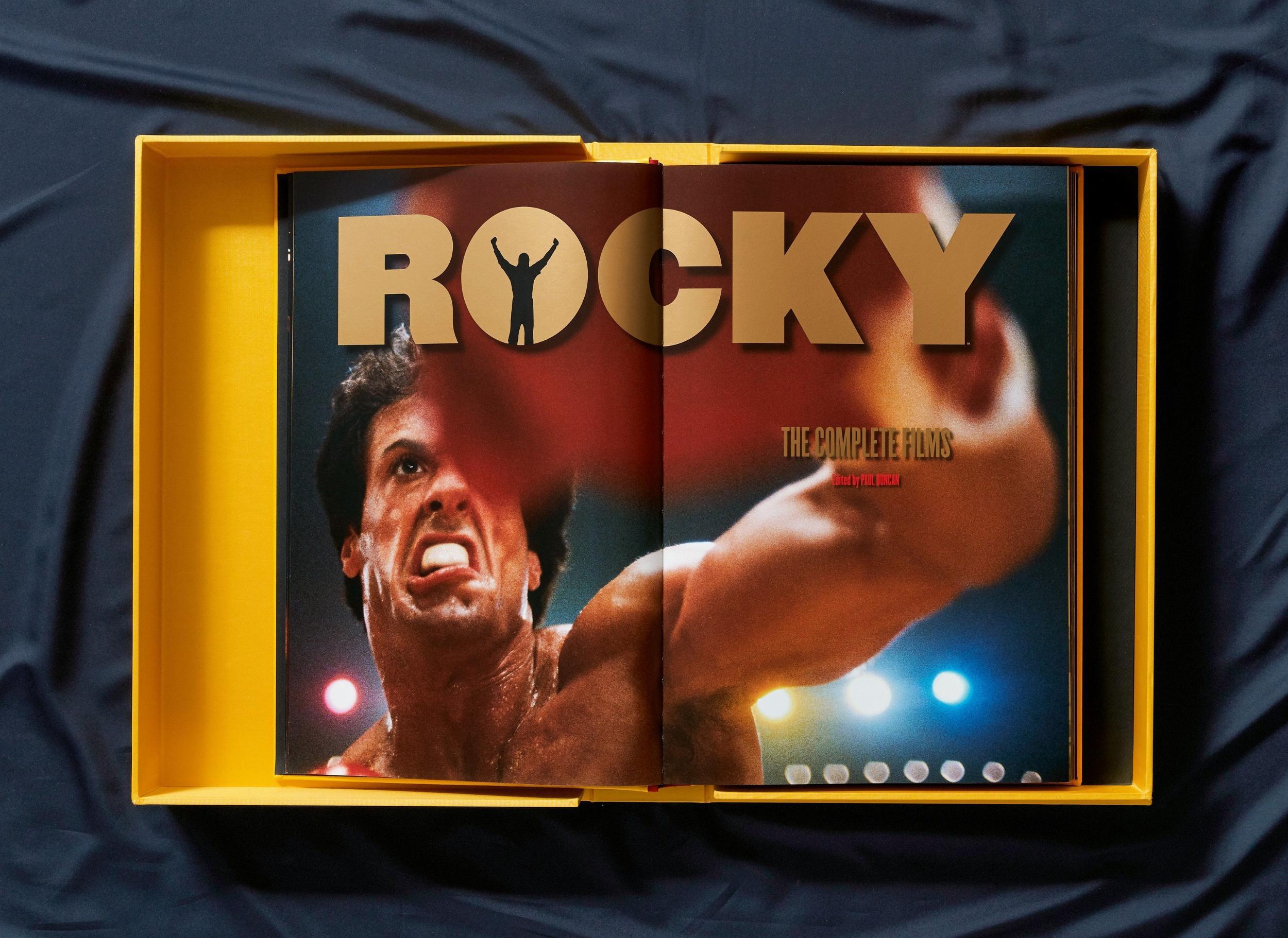 Embossed Rocky The Complete Films. Signed Limited Edition with print & facsimile notebook