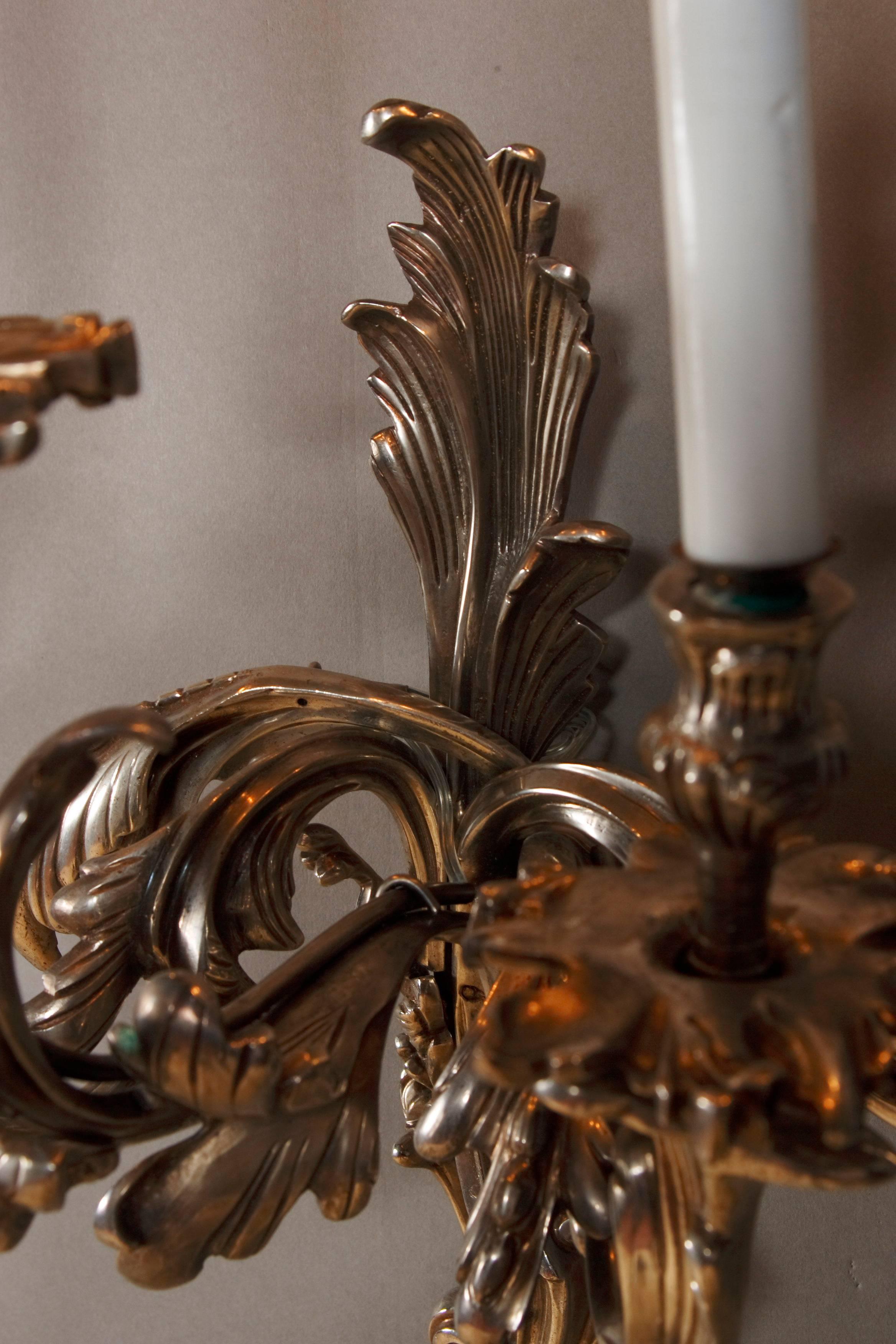 Rococo Applique Silvered Bronze 1