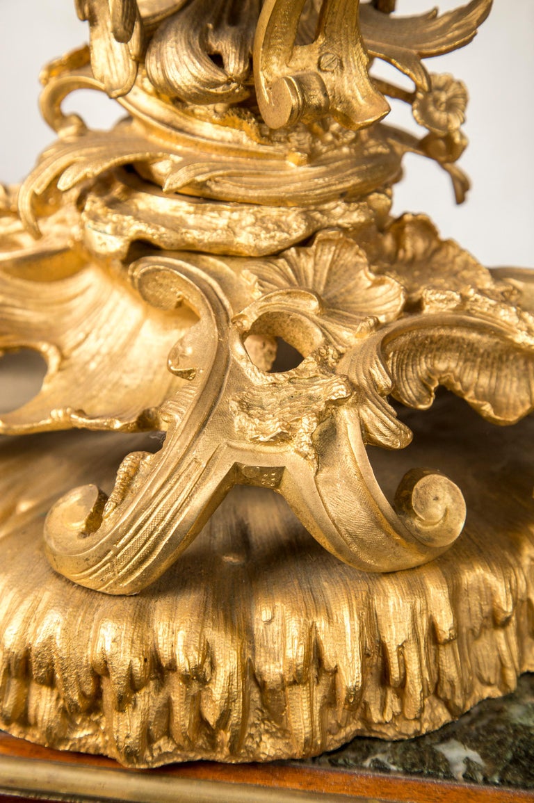 Rococco Style Gilt Bronze Centerpiece For Sale at 1stDibs