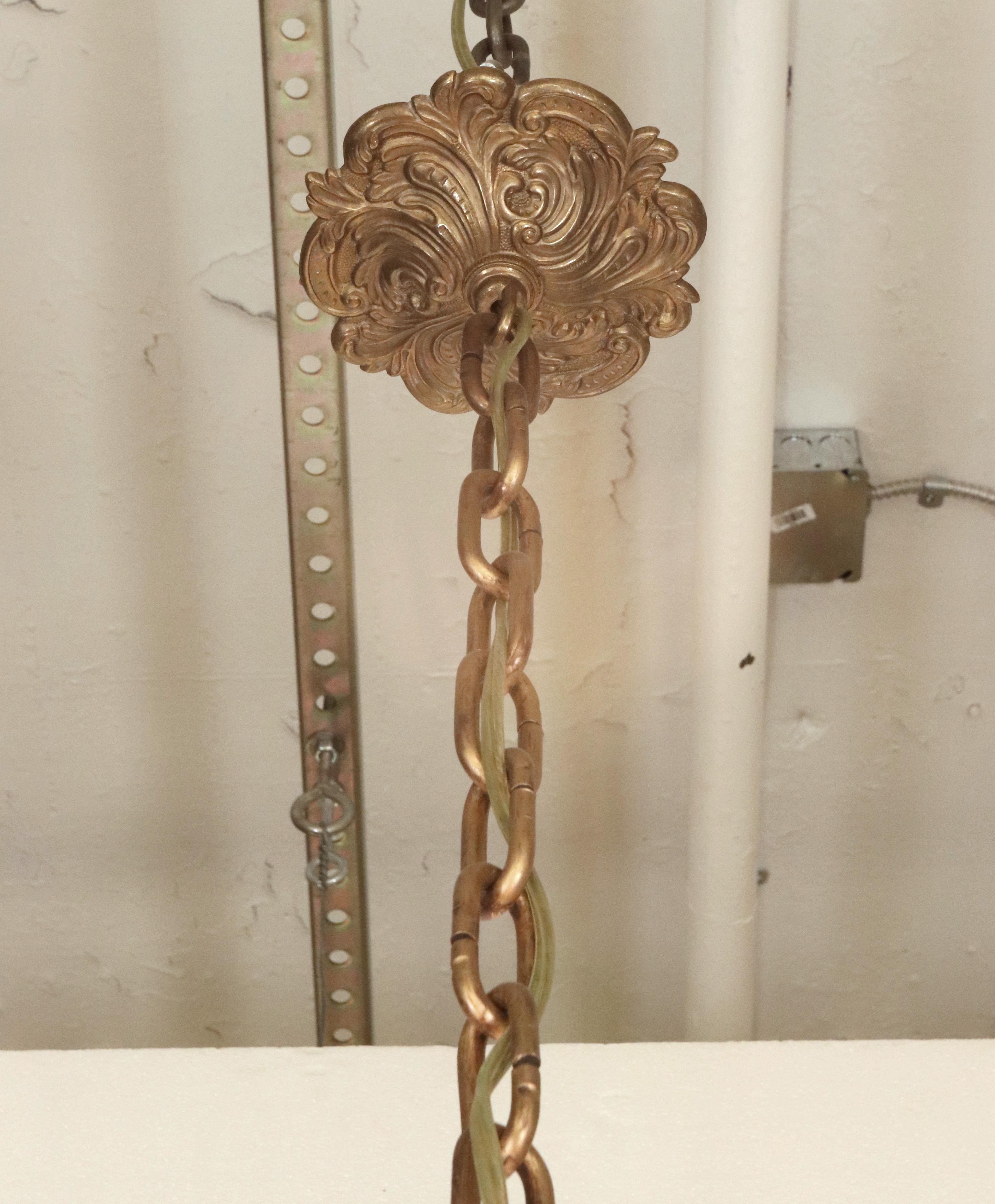 Rococo 12 Arm Bronze Chandelier For Sale 10