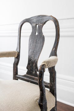Rococo Armchair from Drottningholm Castle