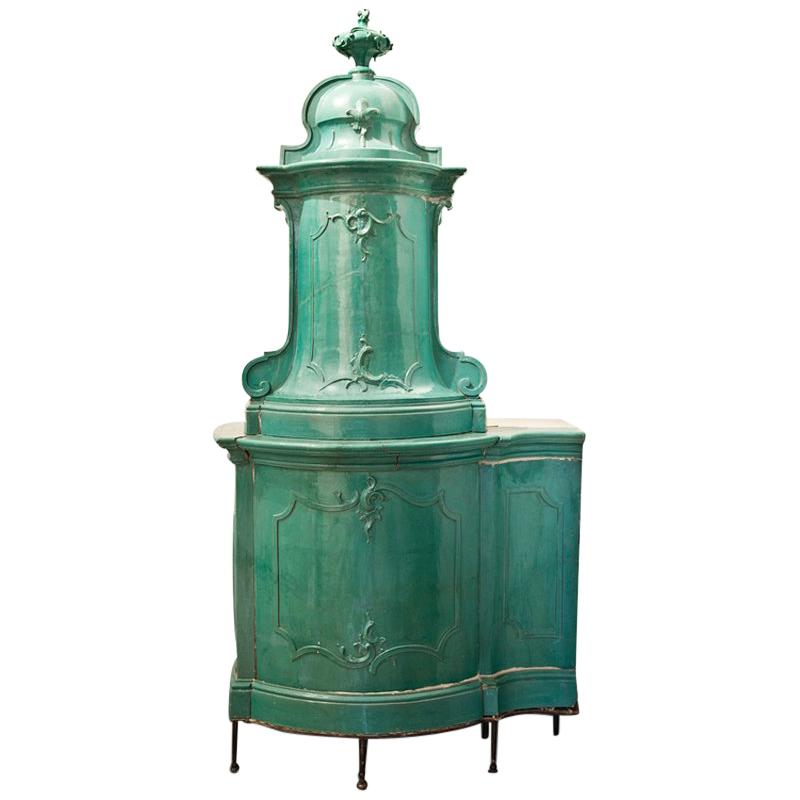 Rococo Ceramic Stove, Würzburg-germany, circa 1750