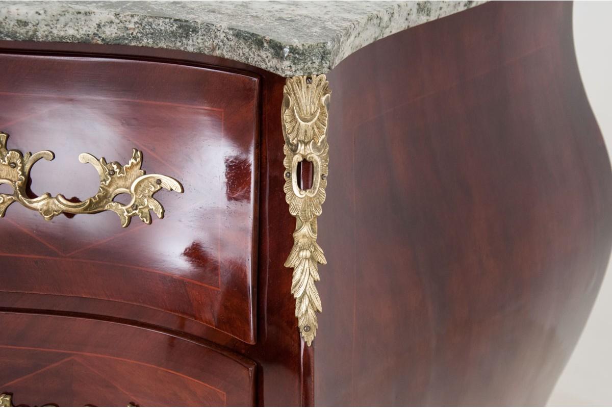 Rococo Chest of Drawers with Marble Top 1