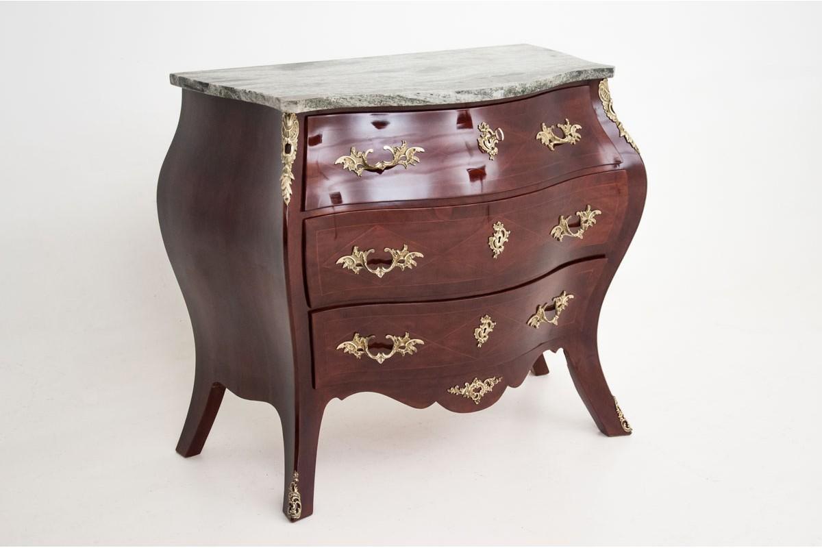 Rococo Chest of Drawers with Marble Top 3