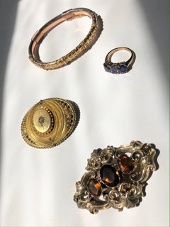 Rococo Citrine Set Pendant by Love and Object