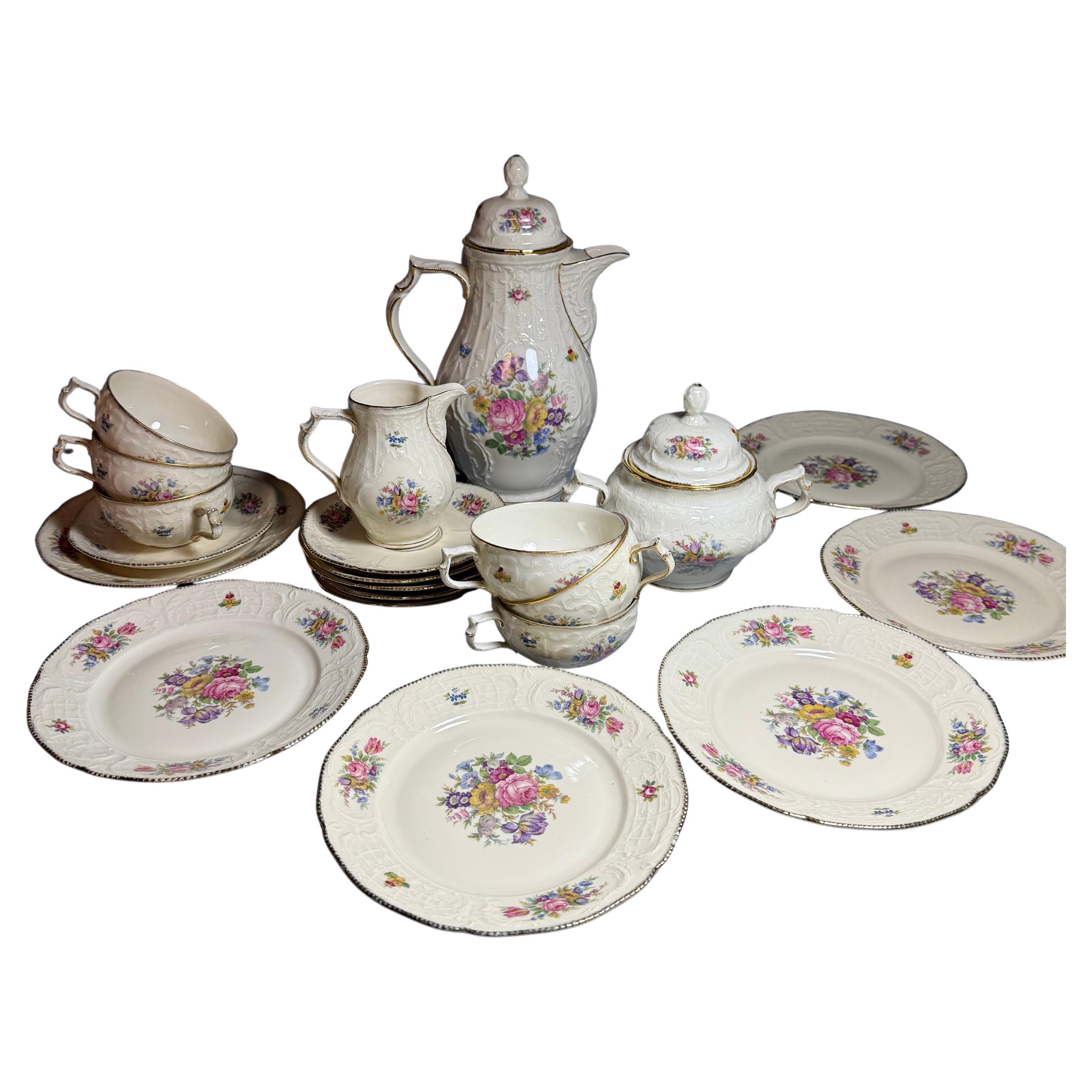Rococo Coffee Service Rosenthal Sanssouci Six Person Germany