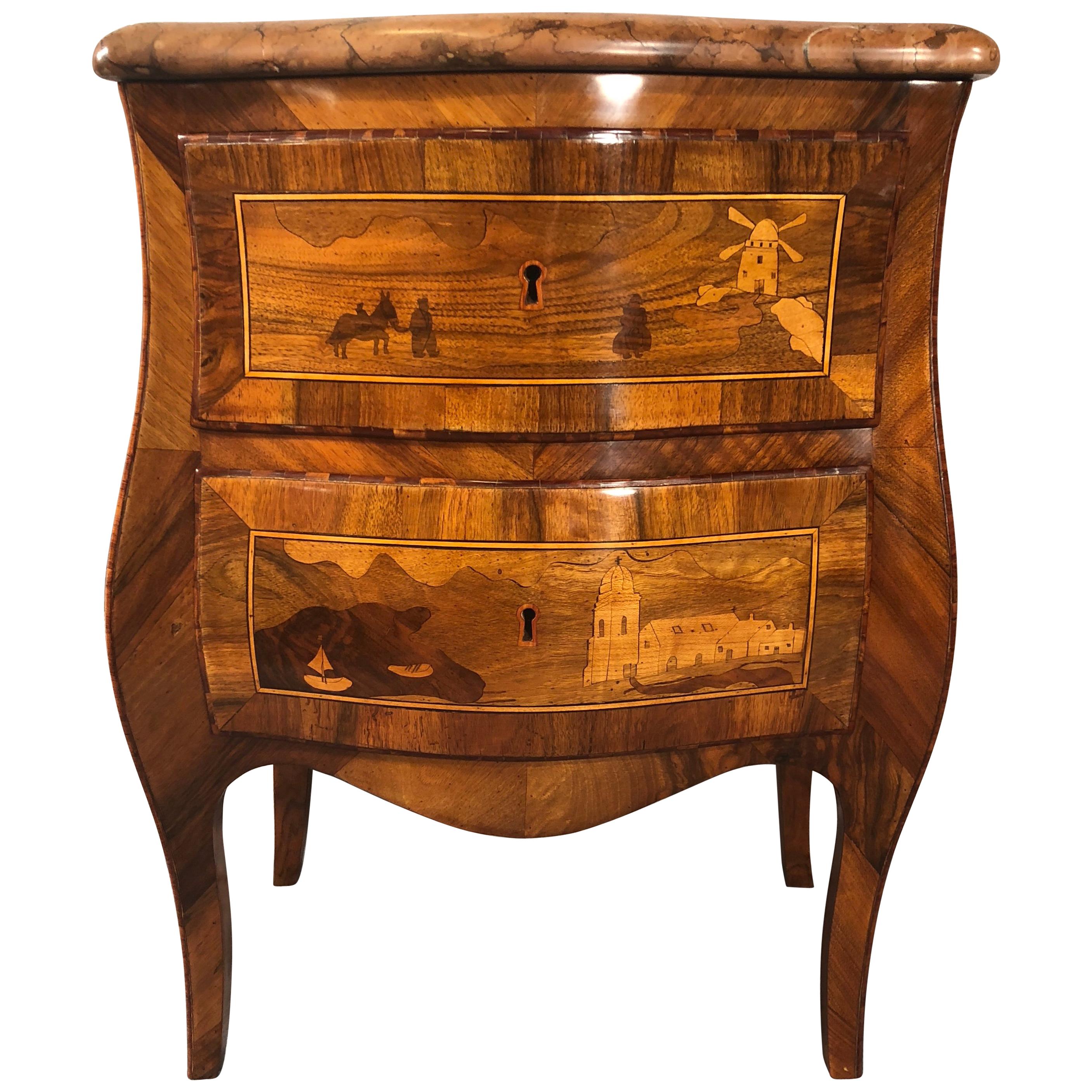 Rococo Commode, Italy, 18th Century For Sale
