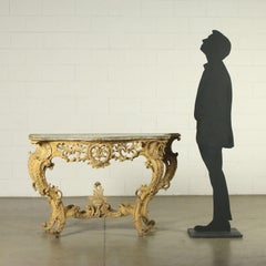 Rococo Console Piedmont, Italy, 18th Century