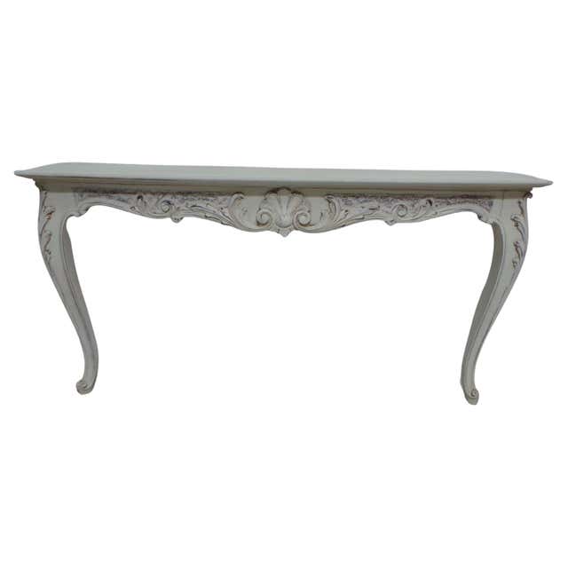 Swedish Rococo Style Console Table For Sale at 1stDibs