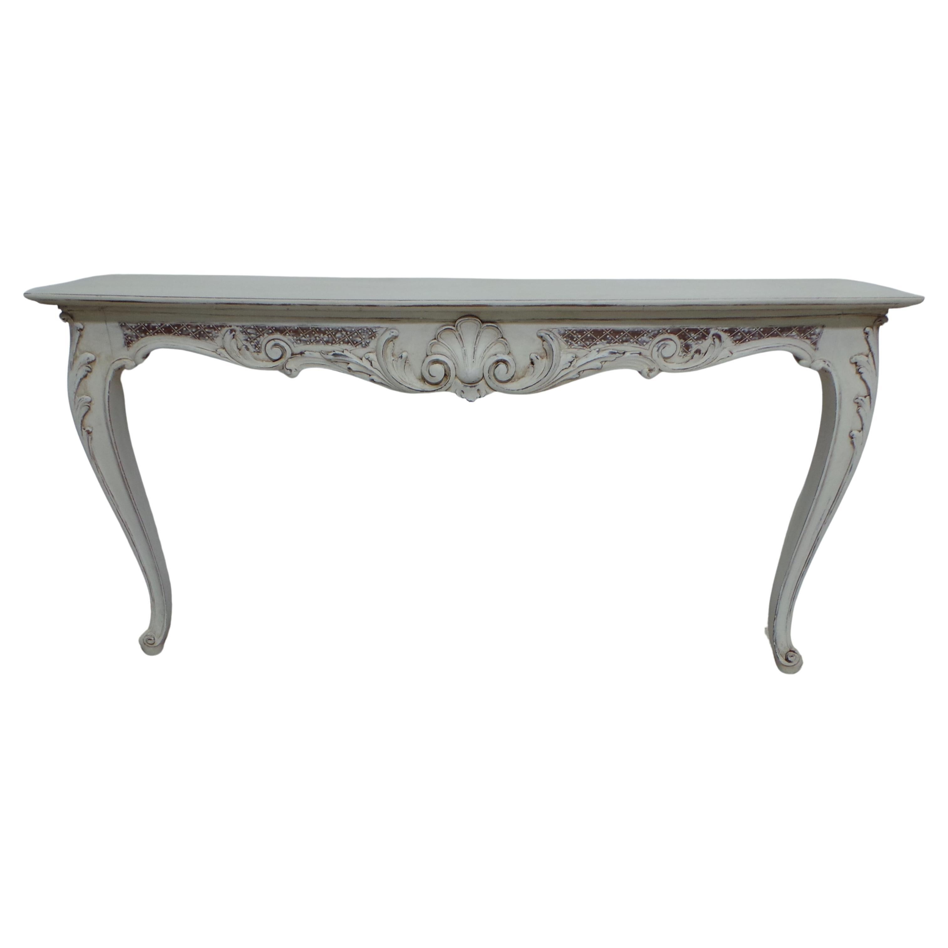 Mesa Consola Rococó Montaje en Pared