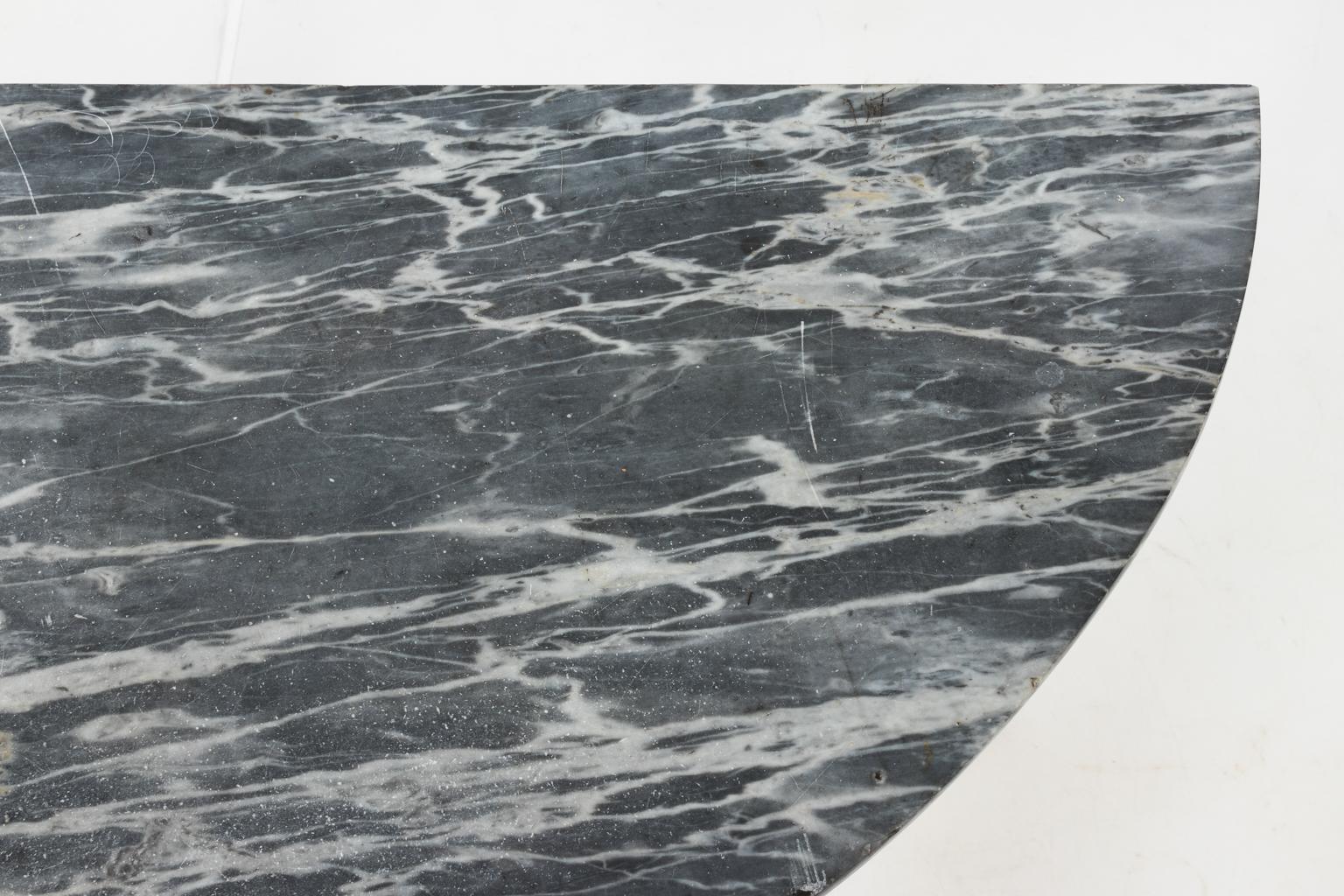 Rococo Demilune Console Table For Sale 2