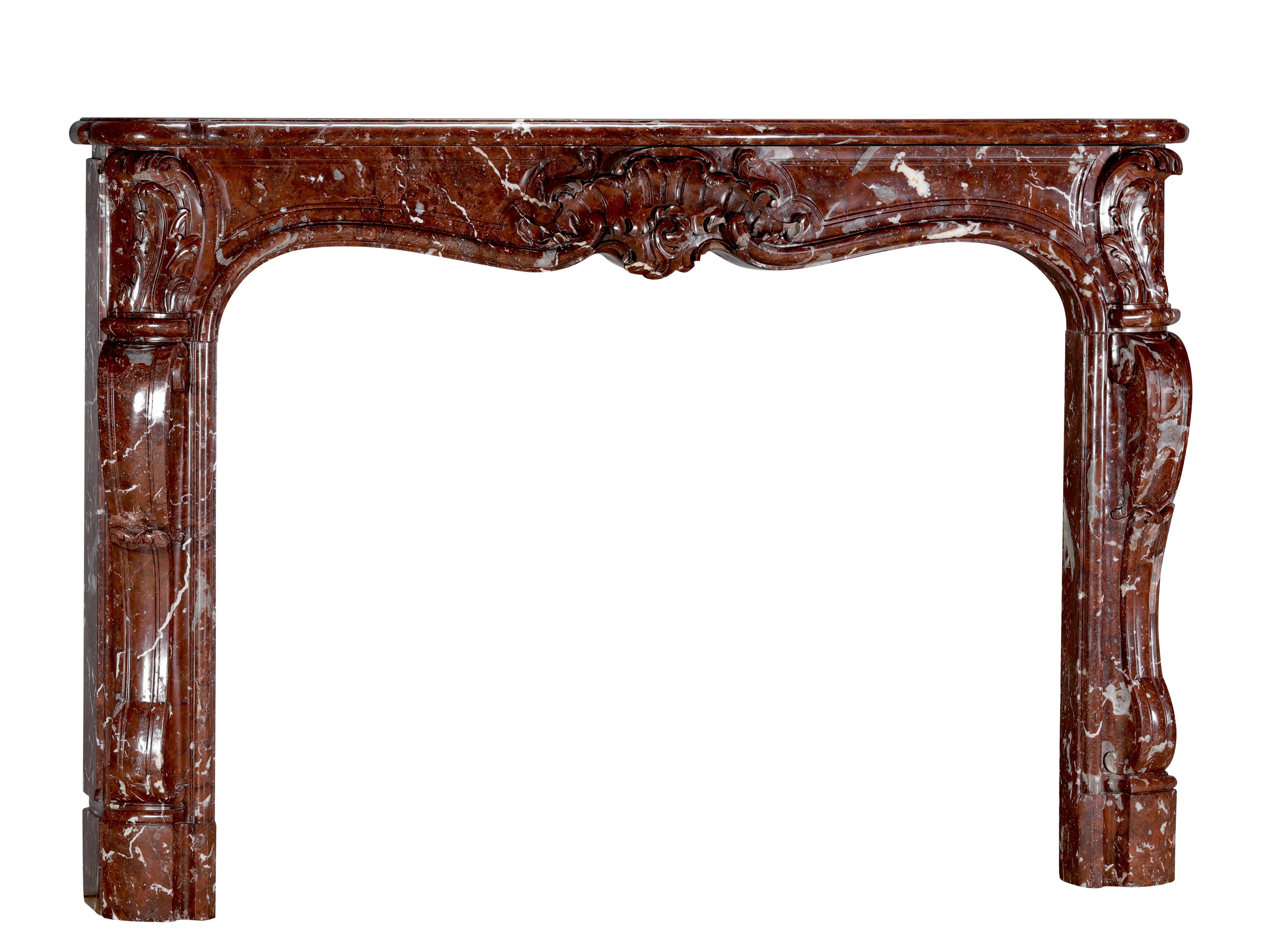 Rococo Fireplace - Palladian Masterpiece - Era- Pleasure & Aristocratic Display For Sale 5