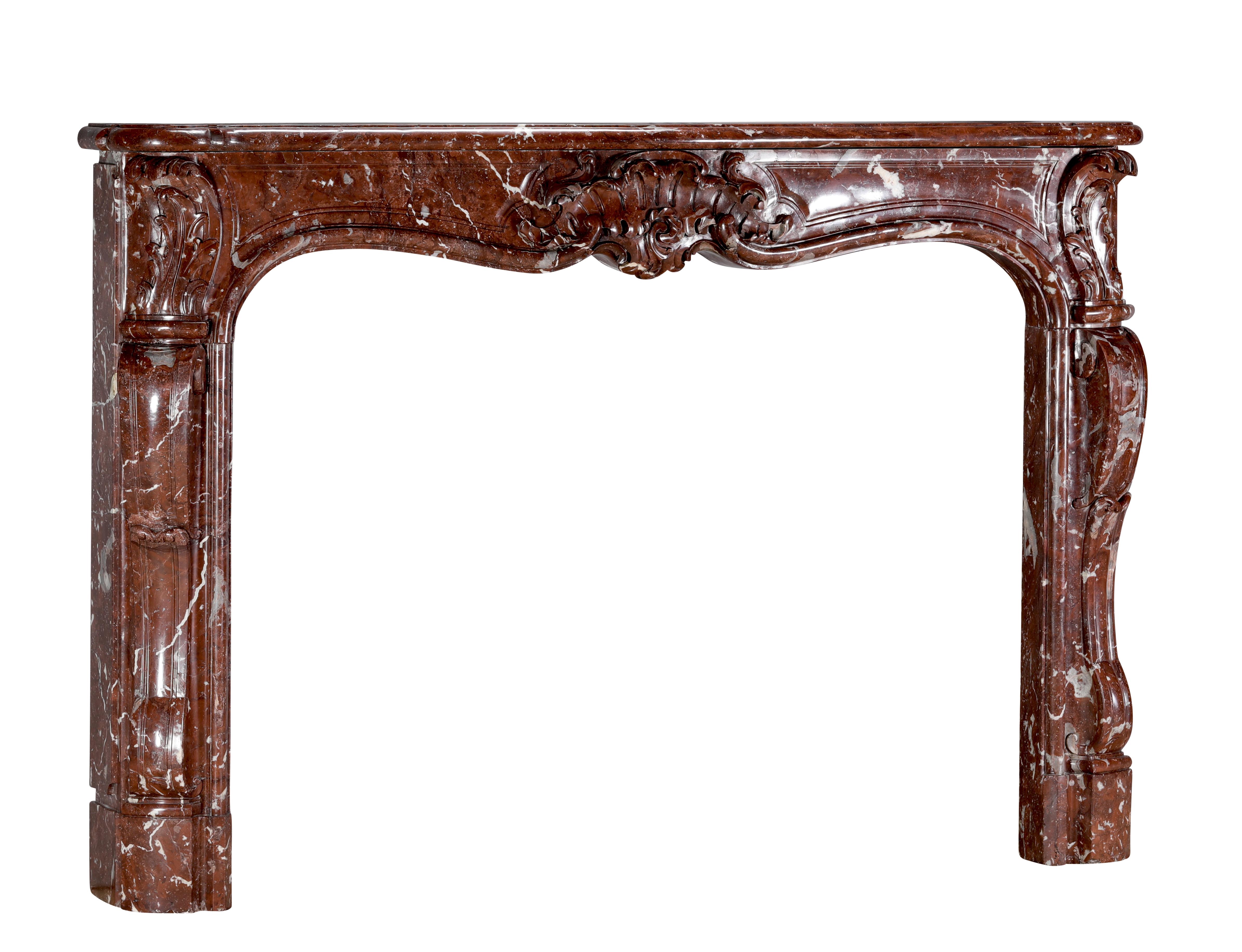 Rococo Fireplace - Palladian Masterpiece - Era- Pleasure & Aristocratic Display For Sale 6