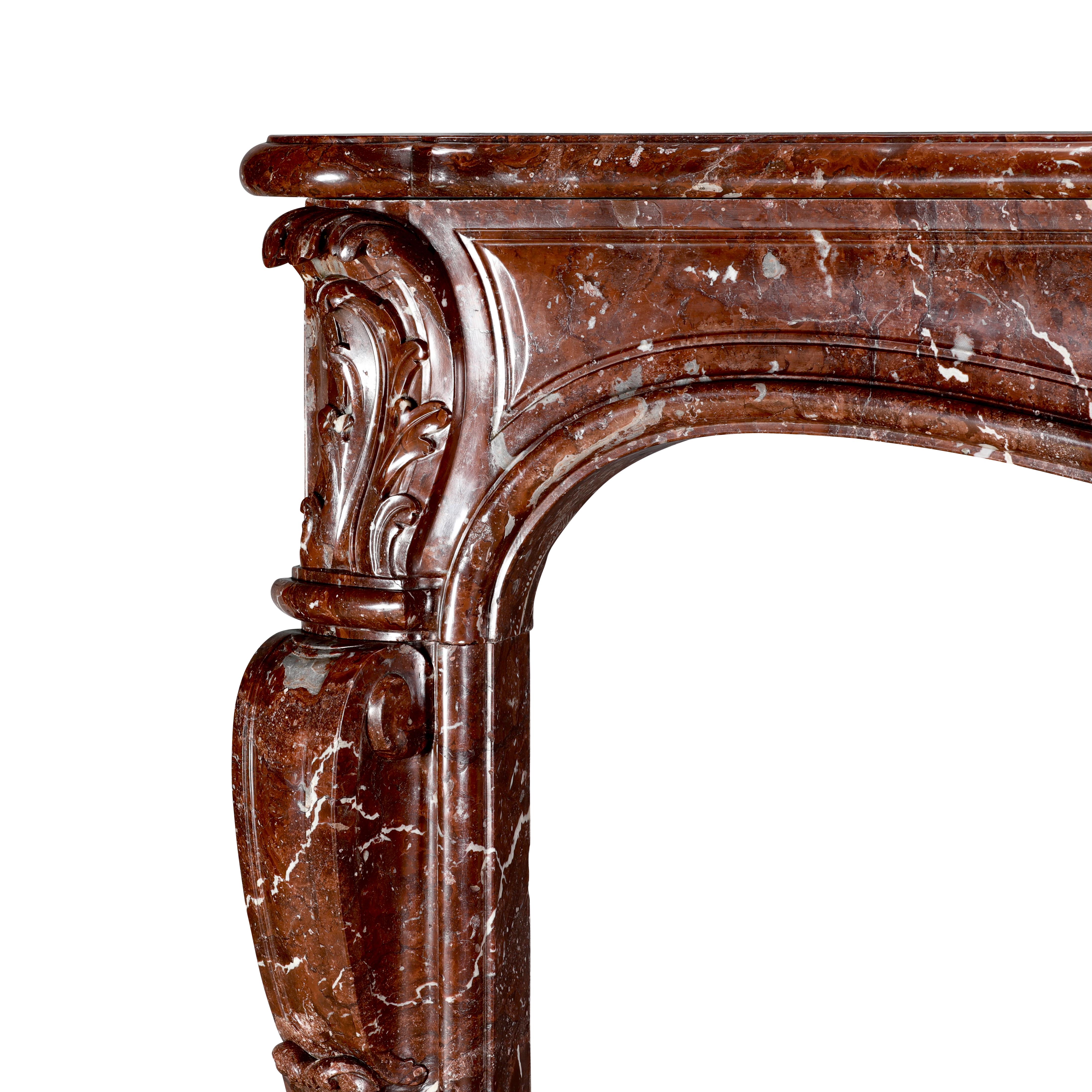 Rococo Fireplace - Palladian Masterpiece - Era- Pleasure & Aristocratic Display For Sale 7