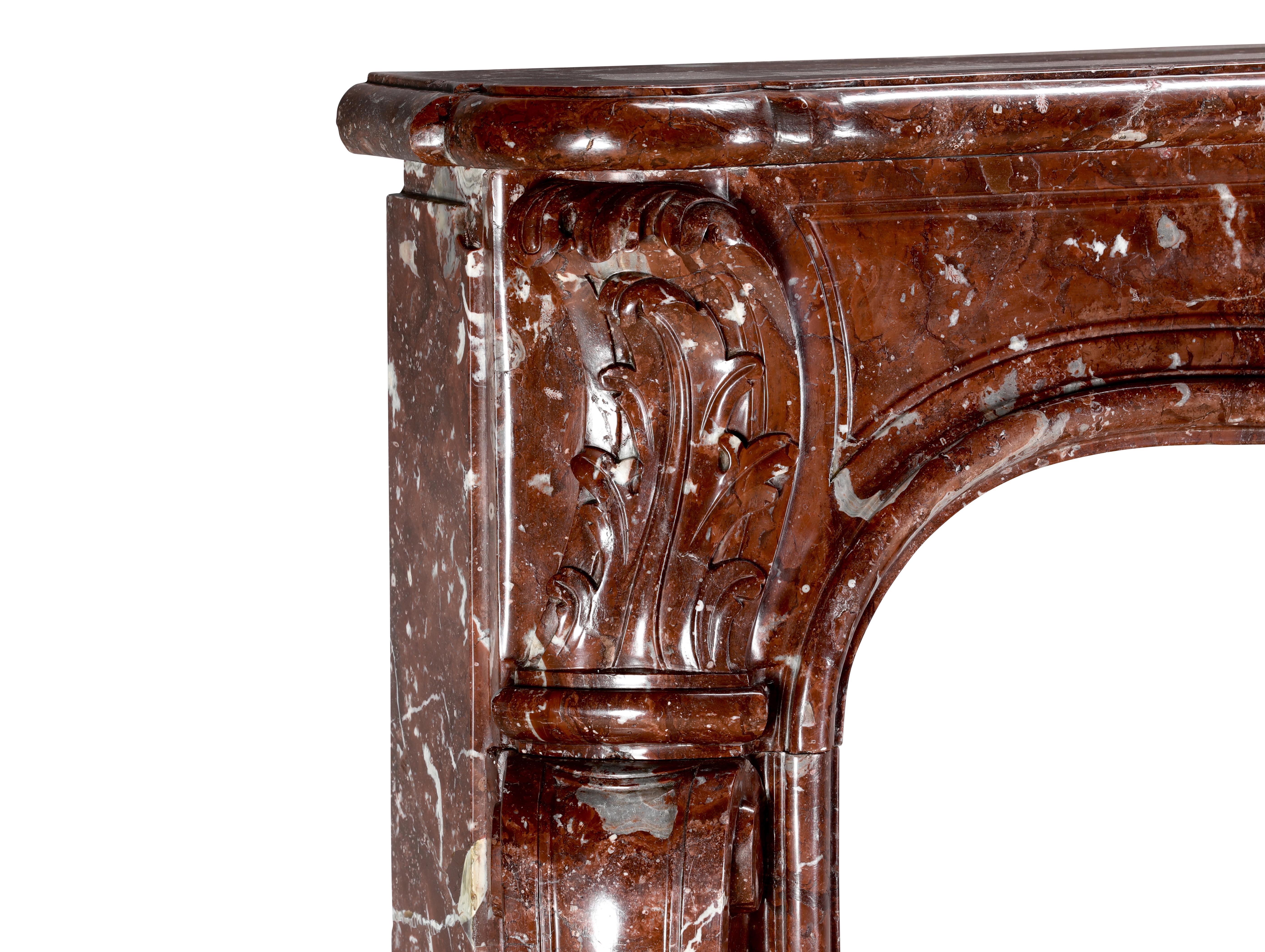 Rococo Fireplace - Palladian Masterpiece - Era- Pleasure & Aristocratic Display For Sale 8