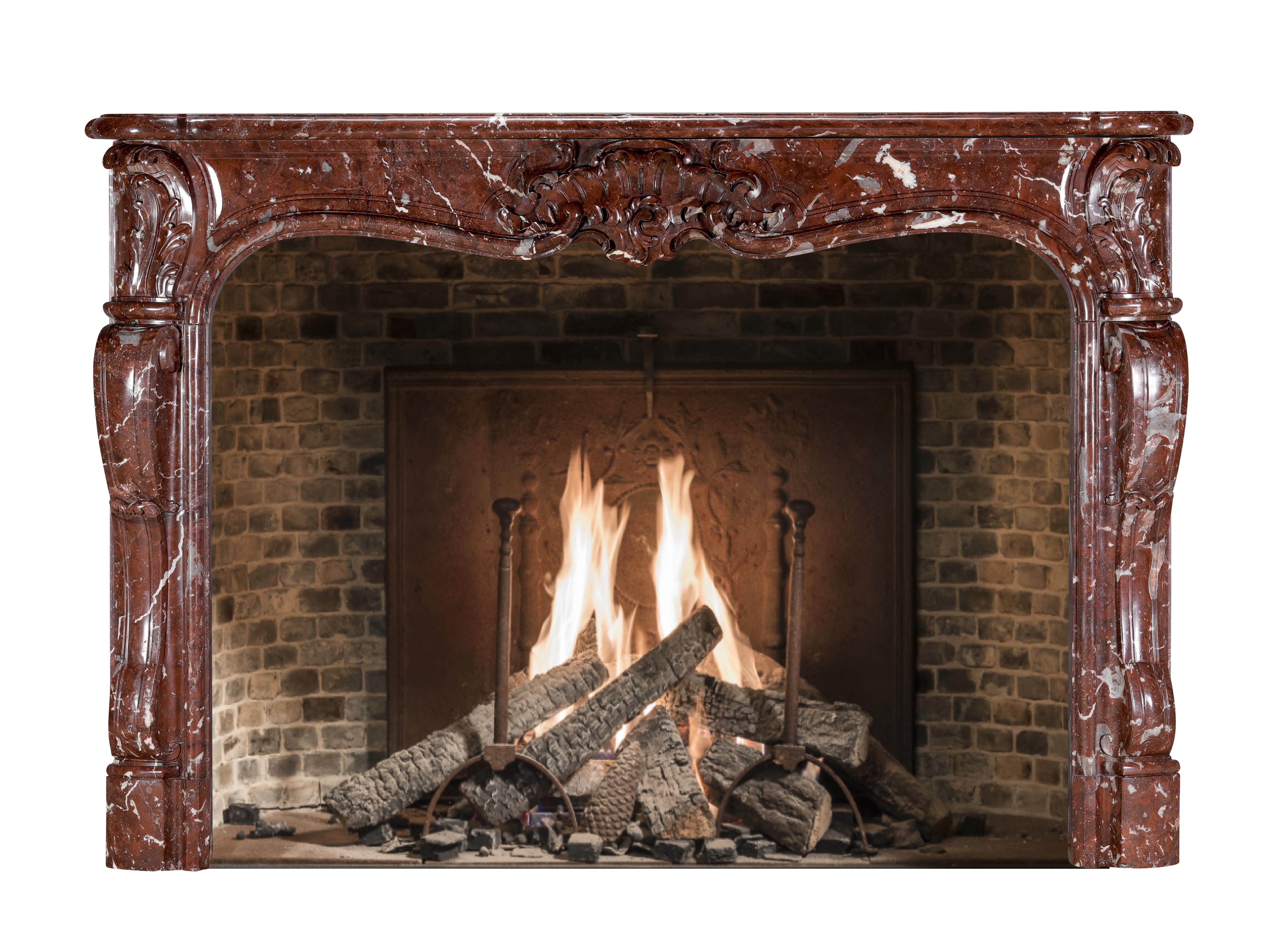 Rococo Fireplace - Palladian Masterpiece - Era- Pleasure & Aristocratic Display For Sale 11