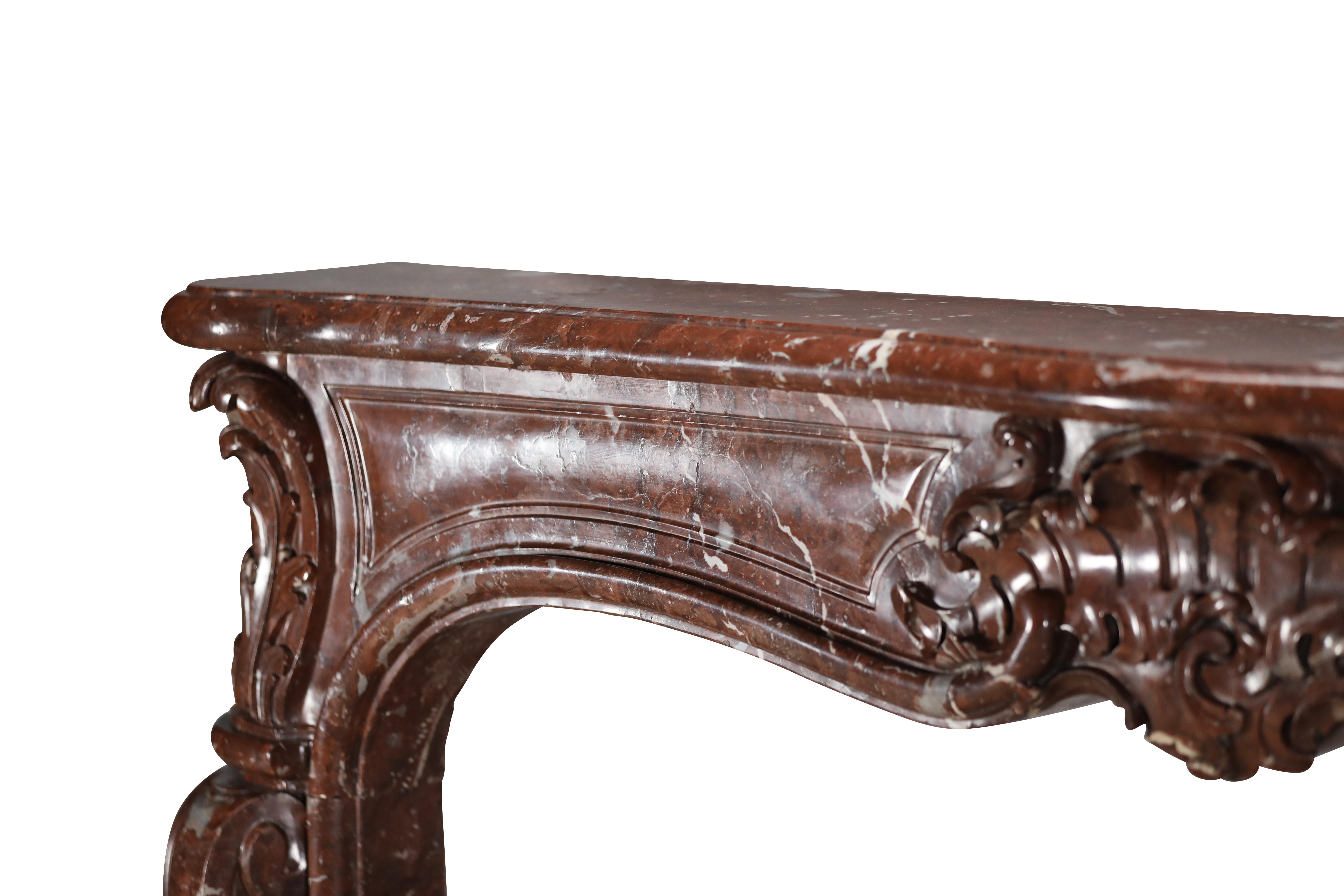 Rococo Fireplace - Palladian Masterpiece - Era- Pleasure & Aristocratic Display For Sale 12