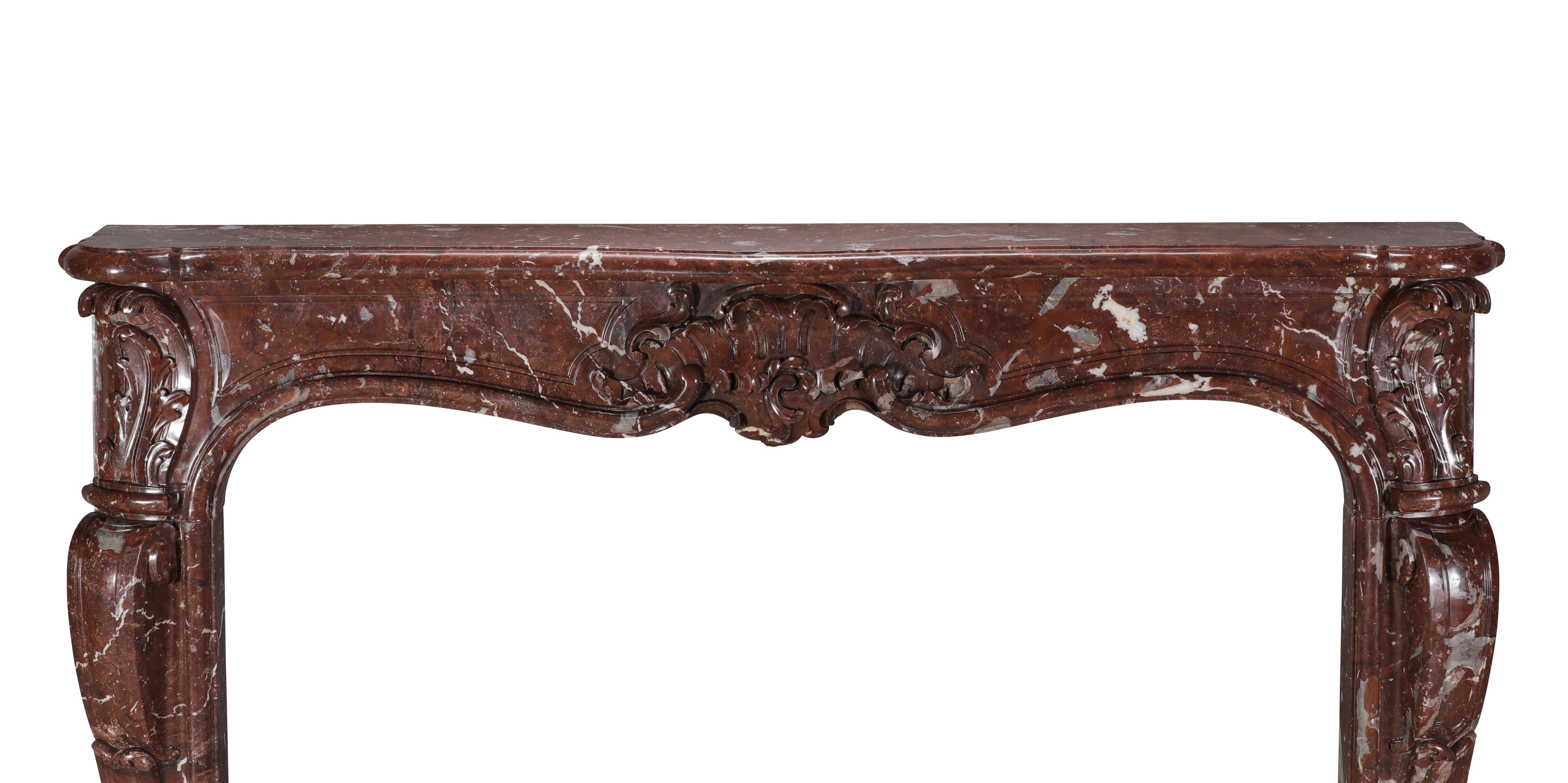 Rococo Fireplace - Palladian Masterpiece - Era- Pleasure & Aristocratic Display For Sale 13