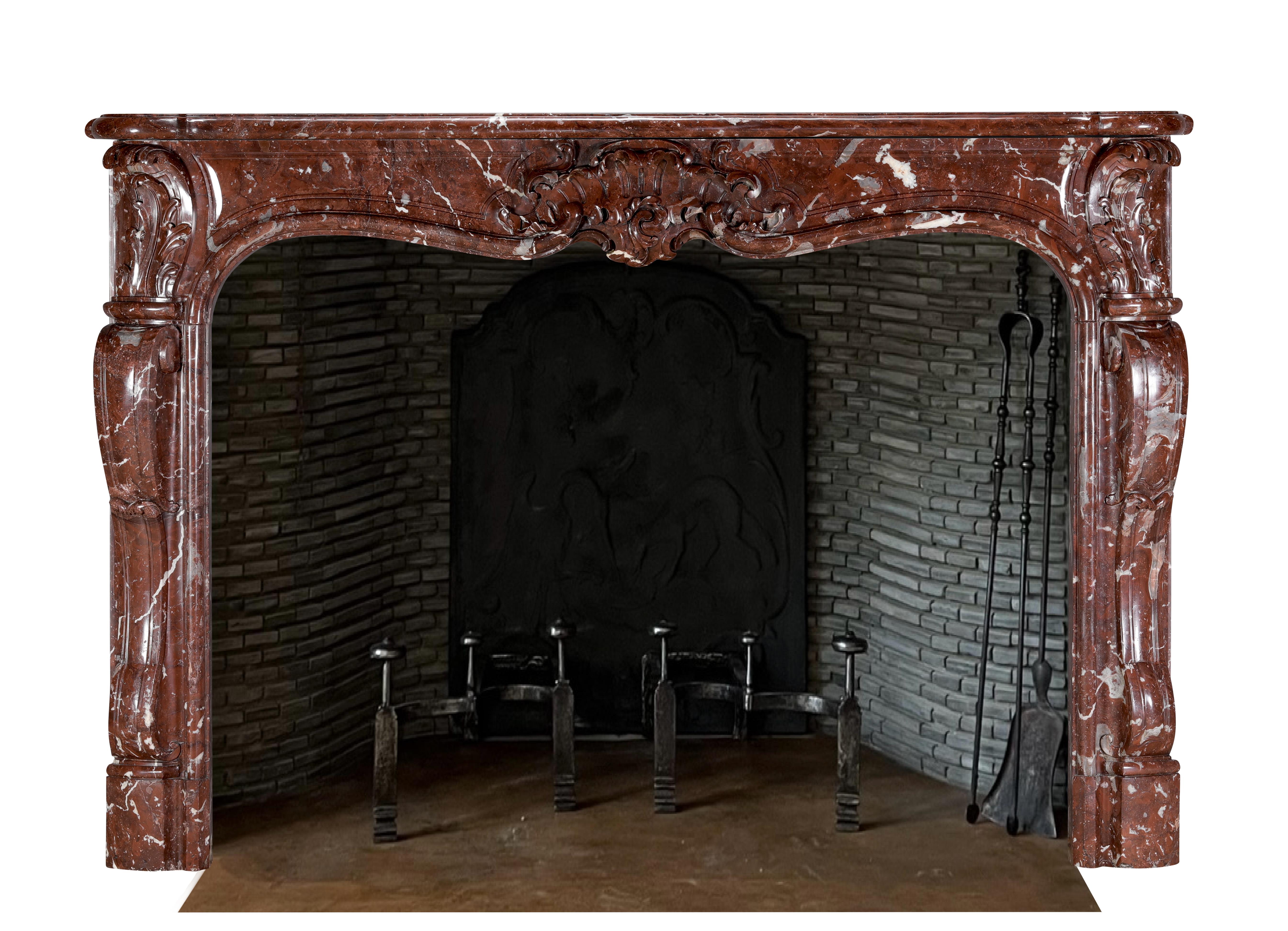 Rococo Fireplace - Palladian Masterpiece - Era- Pleasure & Aristocratic Display For Sale 1