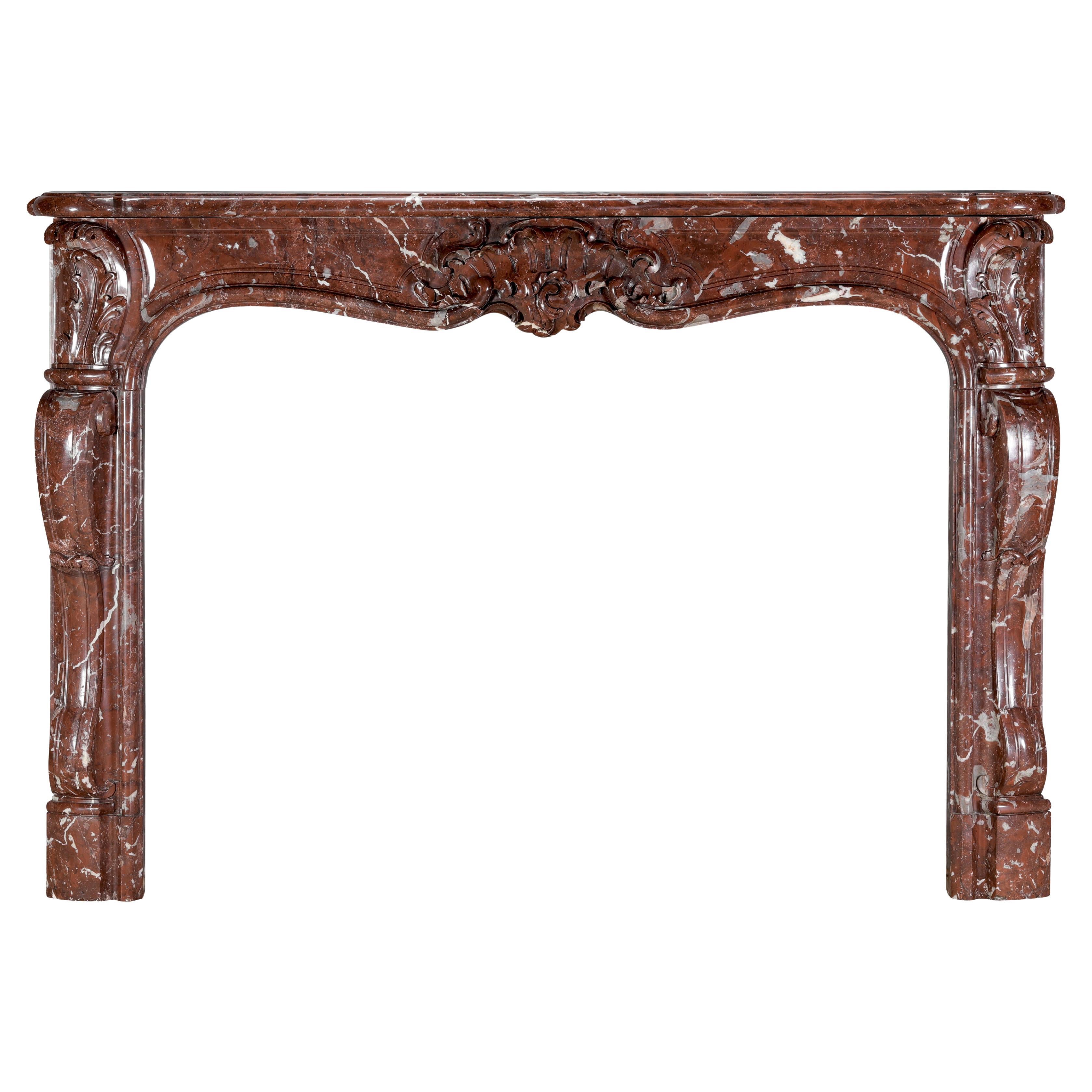 Rococo Fireplace - Palladian Masterpiece - Era- Pleasure & Aristocratic Display For Sale