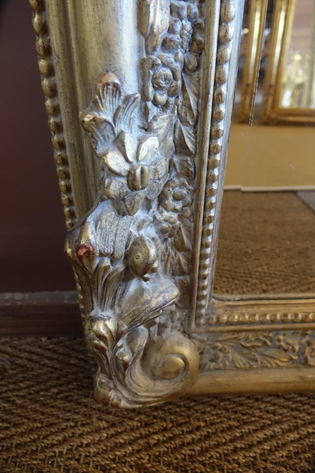 Gilt Rococo Gilded Mirror For Sale