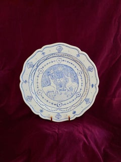 Rococo Inspired Hand Painted Platter