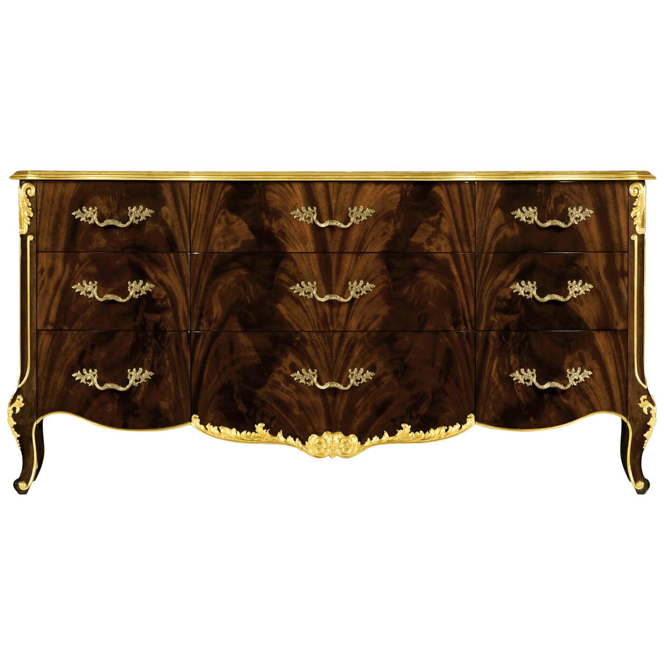 Rococo Mahogany Dresser