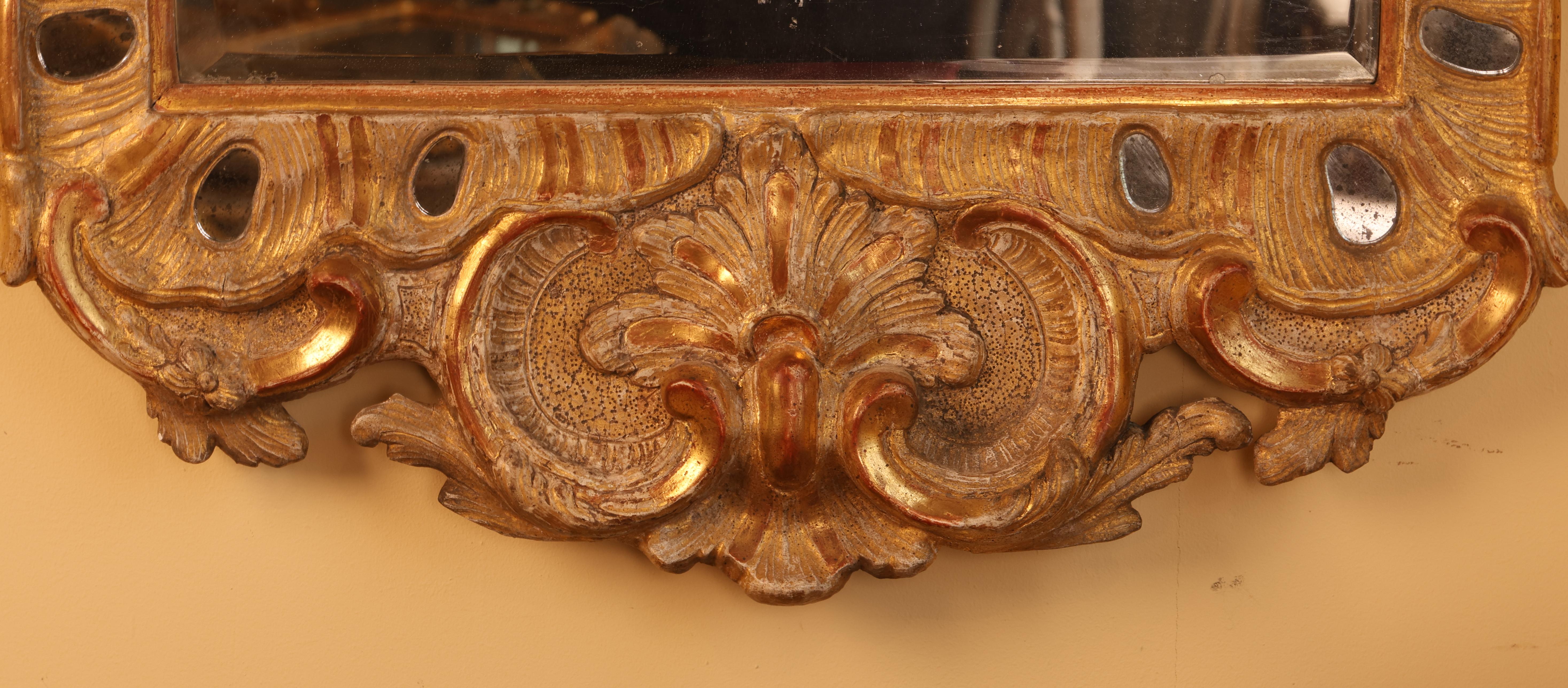 Swedish Rococo Mirror, 18th Century For Sale