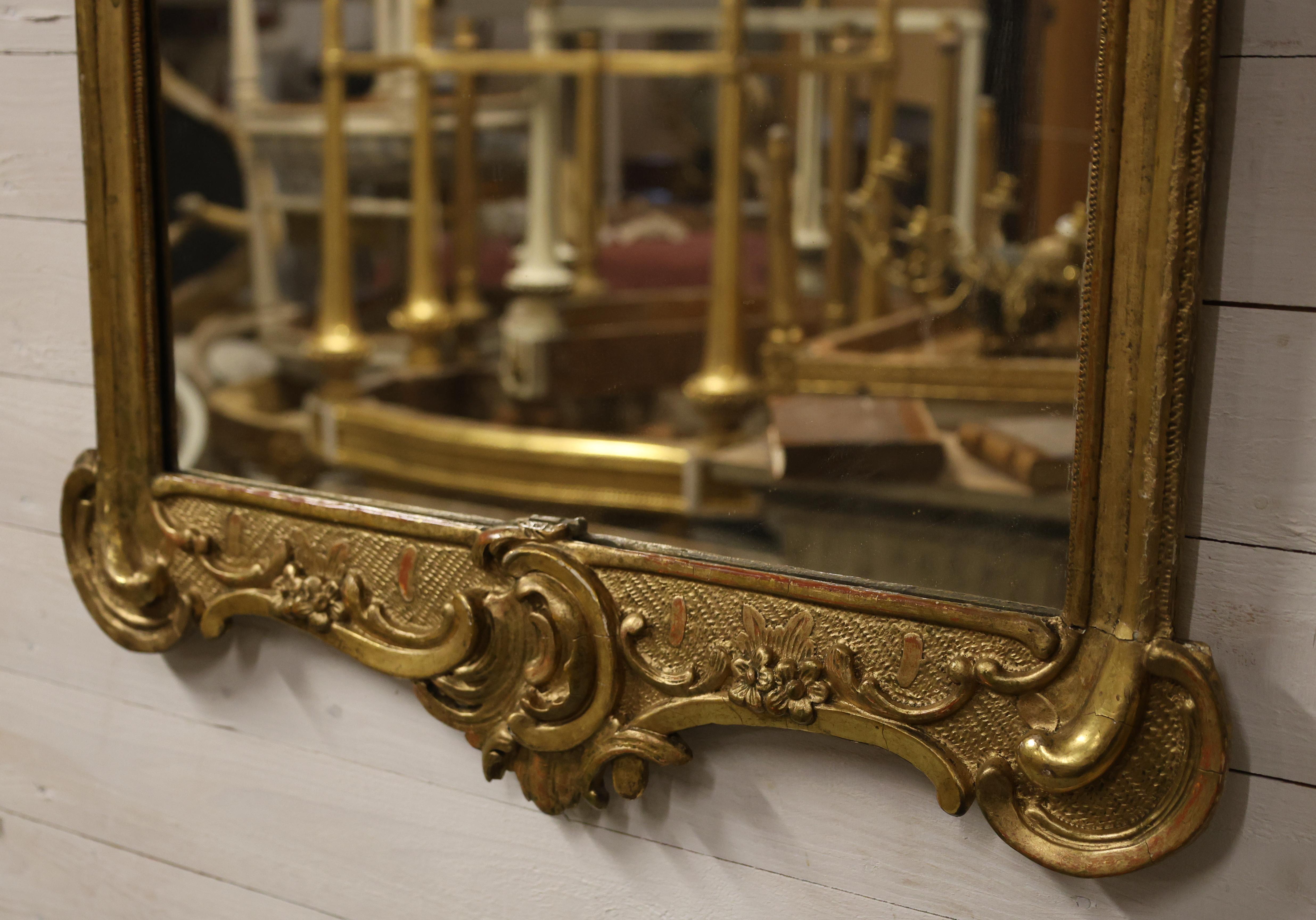 Rococo Mirror In Good Condition For Sale In Ljungby, SE