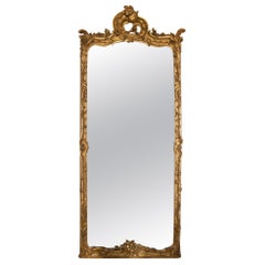 Antique Rococo Mirror, 18th Century