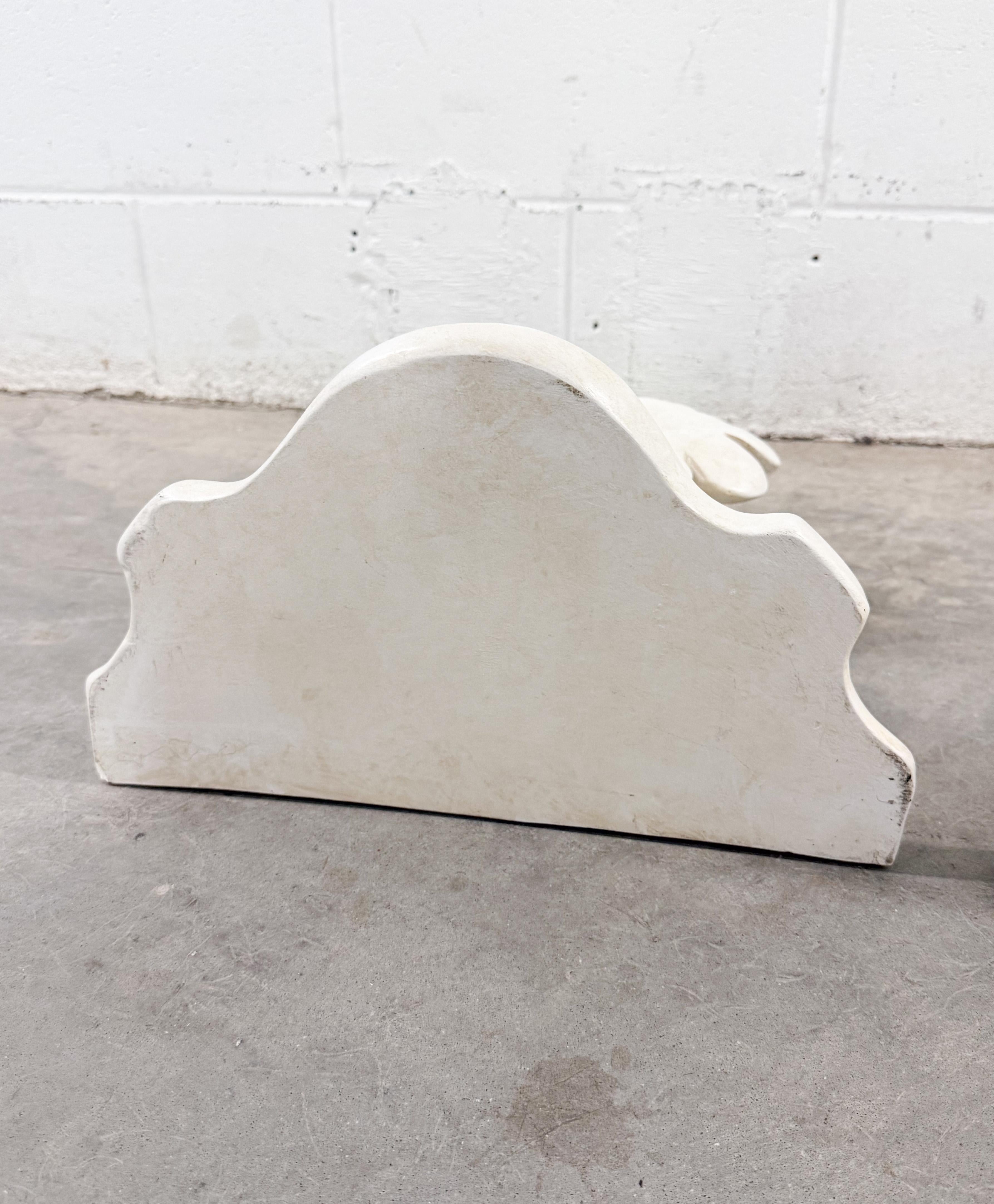 Mensole da parete da giardino rococò neoclassiche in pietra fusa a foglie d'acanto in vendita 10