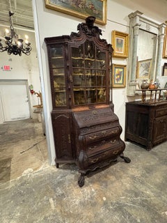 "Bibliothèque secrétaire d'époque Rococo / Régence