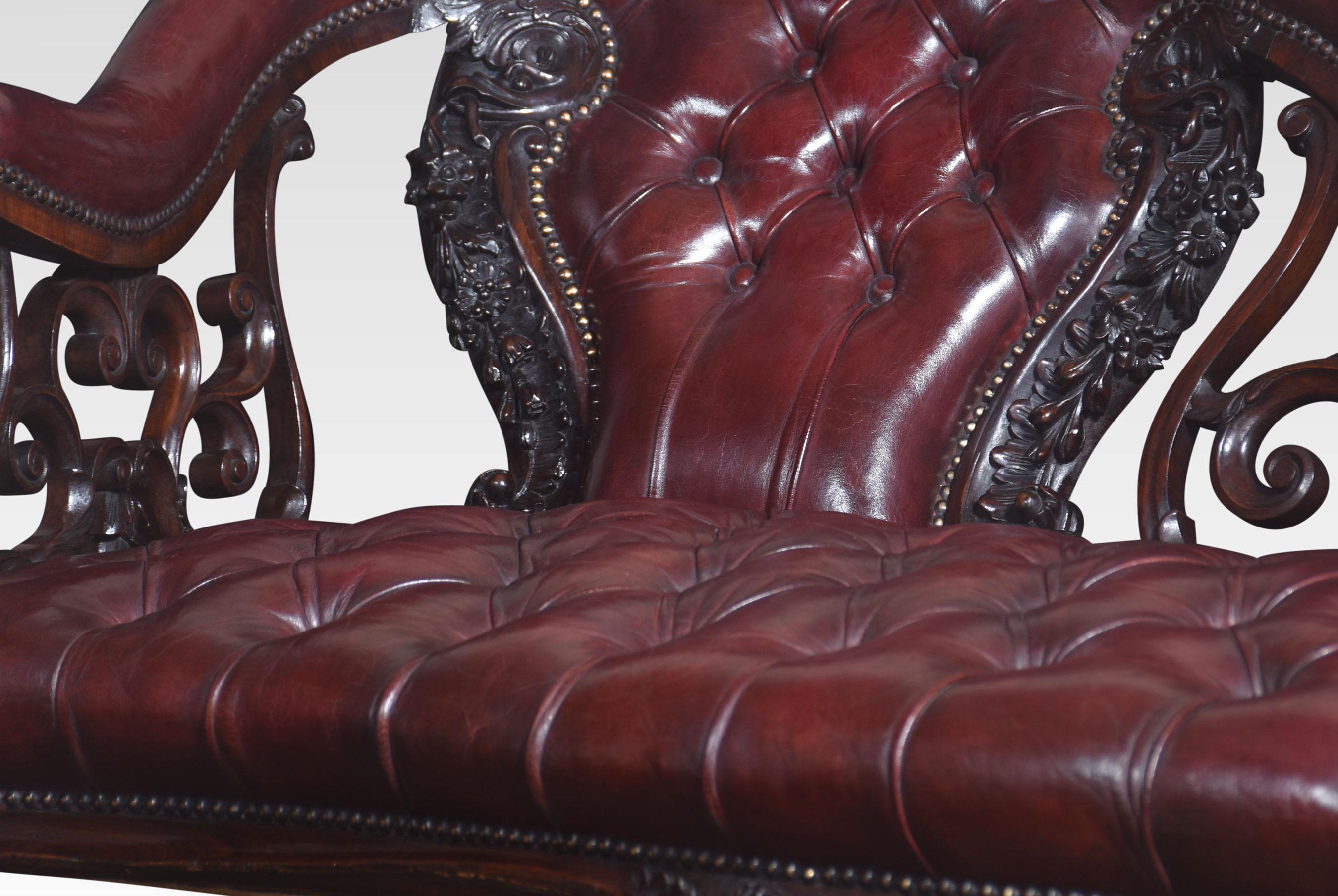 19th Century Rococo revival chaise longue For Sale
