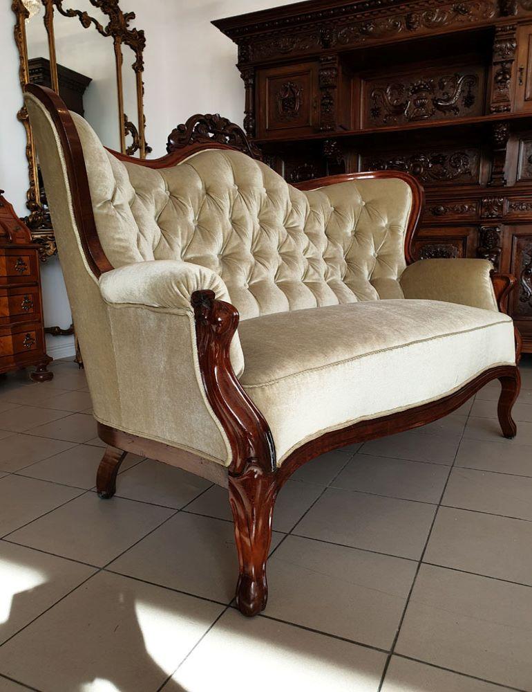Rococo Revival /Chippendale Sofa, Beginning of the 20th Century 6