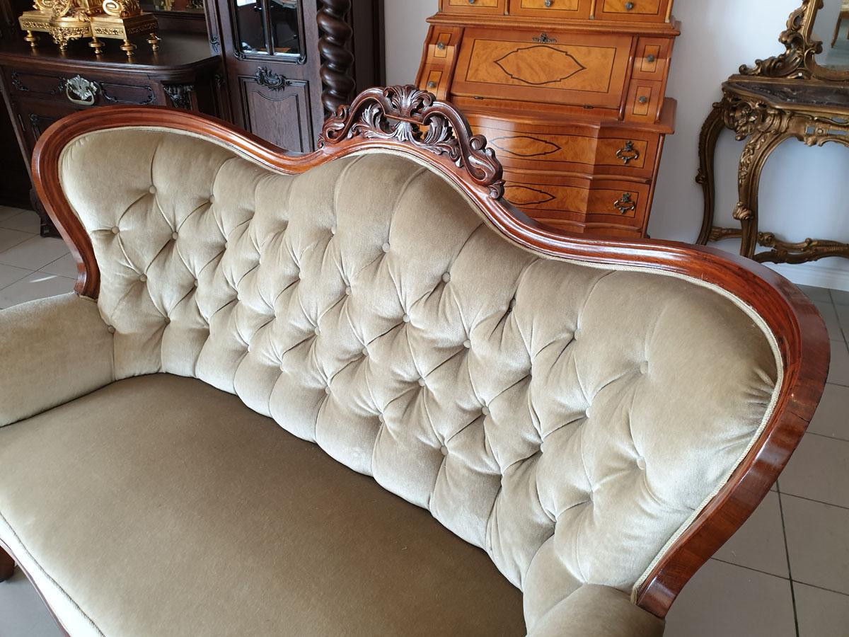 Rococo Revival /Chippendale Sofa, Beginning of the 20th Century In Good Condition In Liverpool, GB