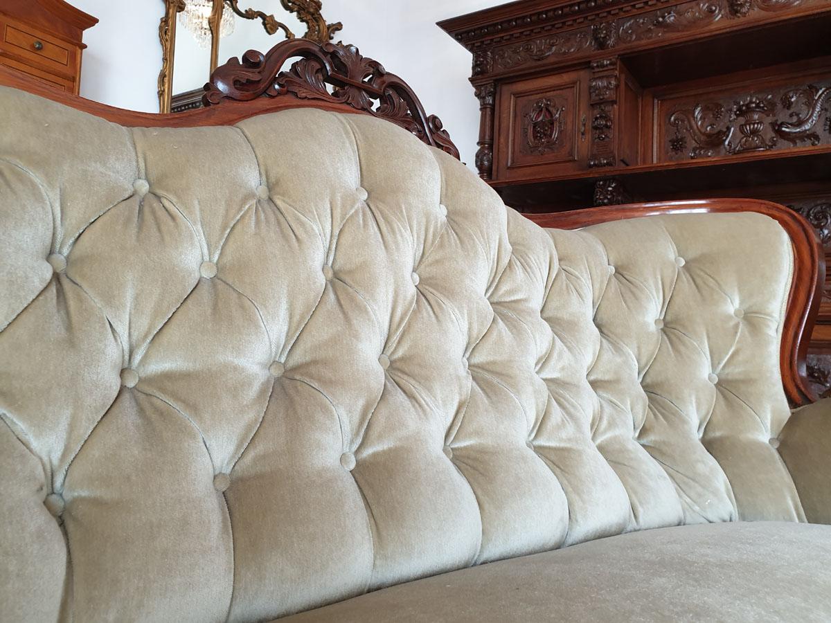 Rococo Revival /Chippendale Sofa, Beginning of the 20th Century 2