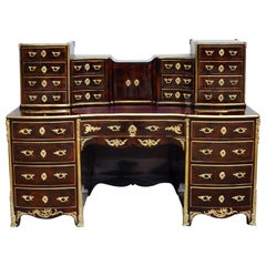 Rococo Revival Desk, France, 1850s