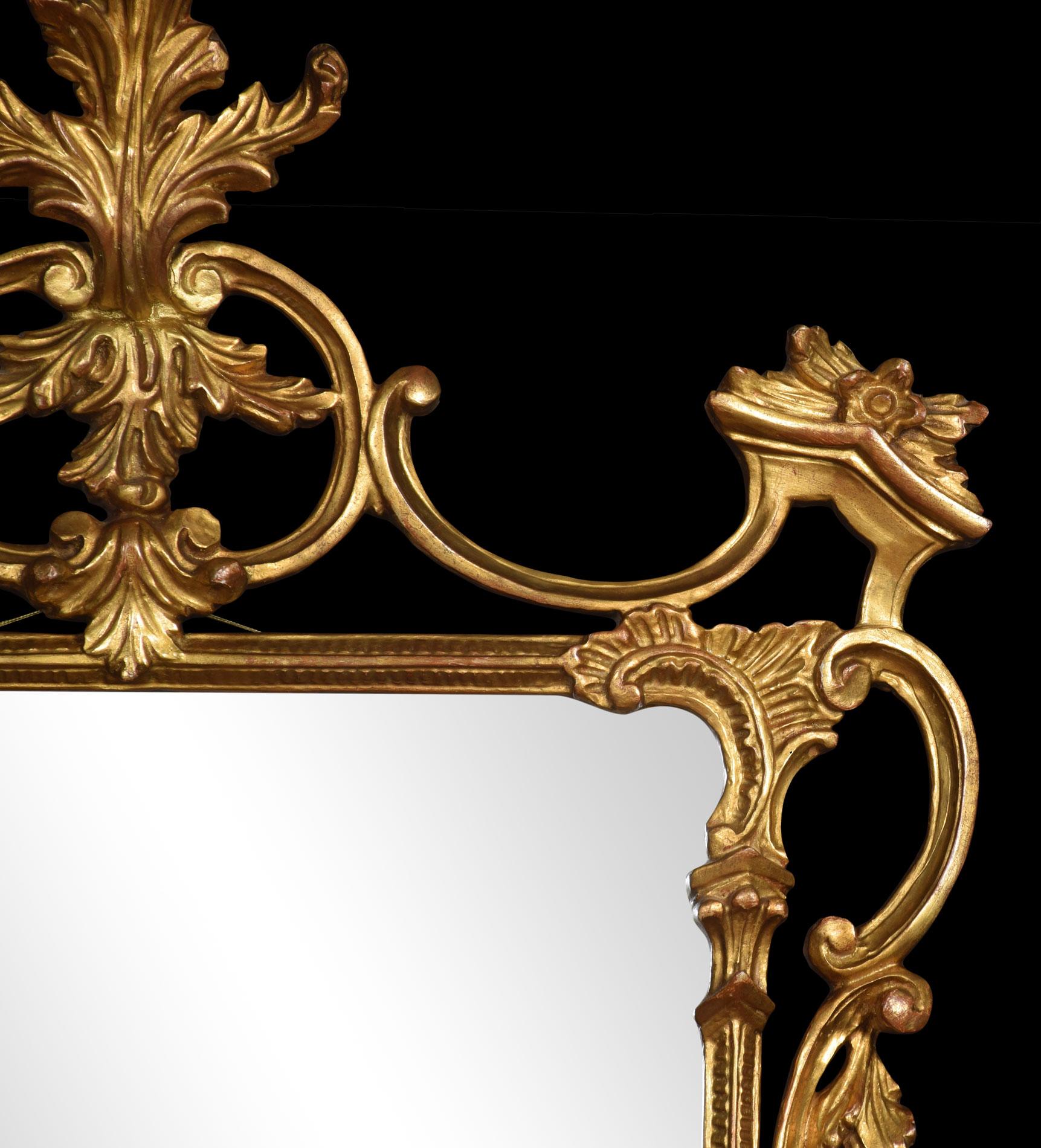 Rococo Revival Giltwood Mirror 1