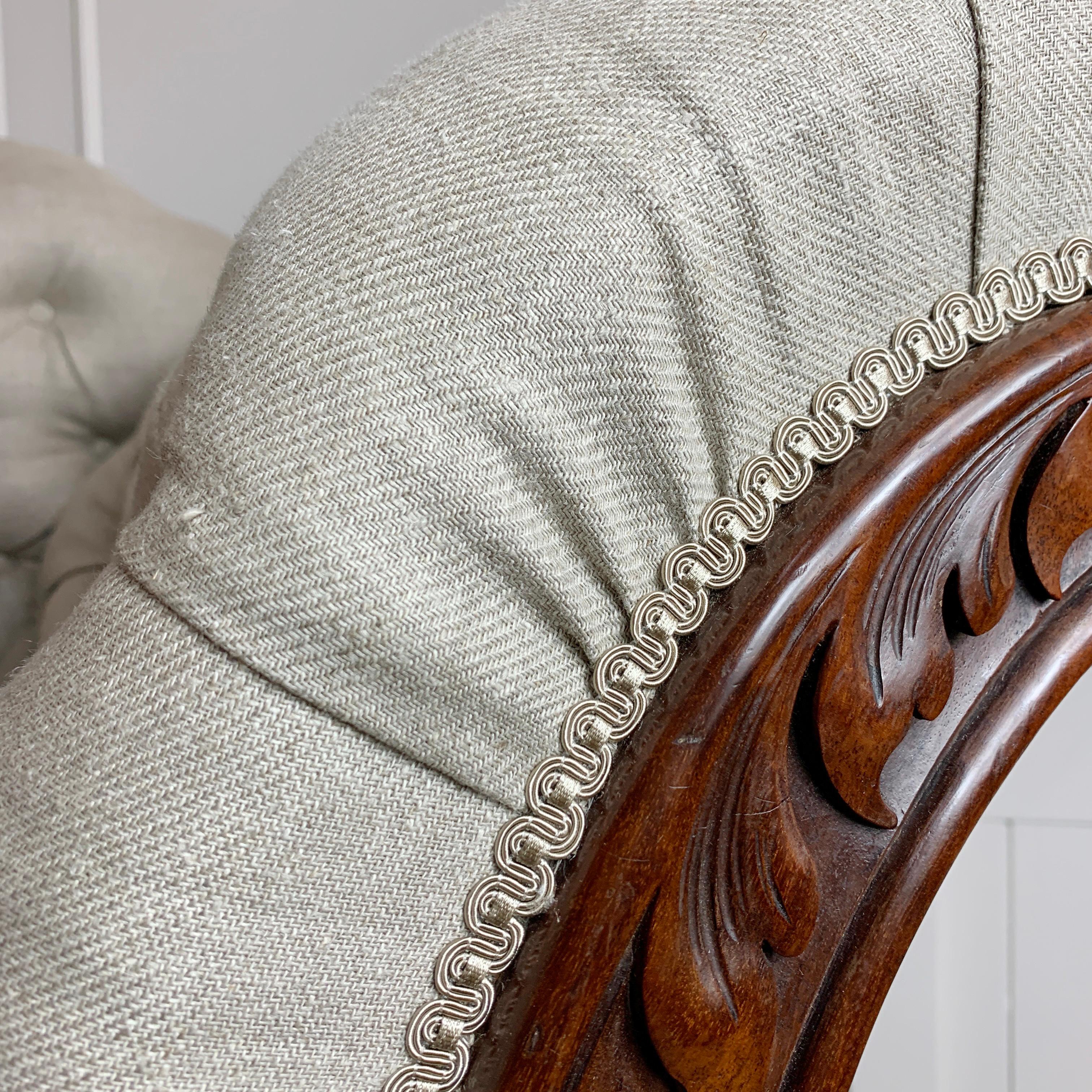 Rococo Revival John Henry Belter Meridienne/Recamier en vente 11