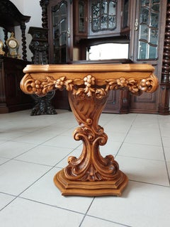 Rococo Revival Style Auxiliary Table, 20th Century
