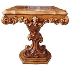 Rococo Revival Style Auxiliary Table, 20th Century