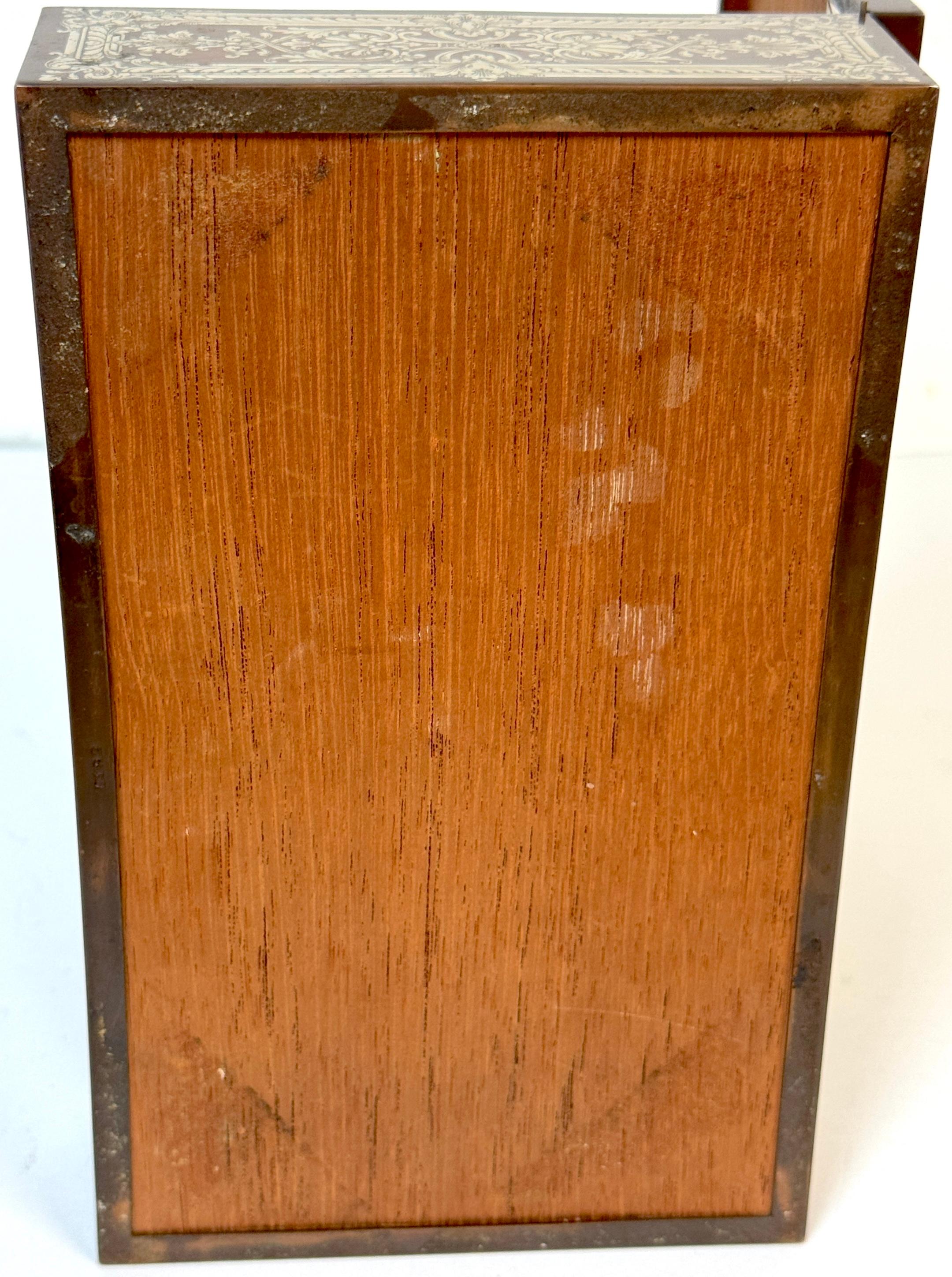 Humidor en métal mixte, cuivre et argent, style Rococo Revival, Atrib. Gorham, 1870 en vente 7