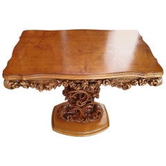 Rococo Revival Style Rotary Display Table 20th Century