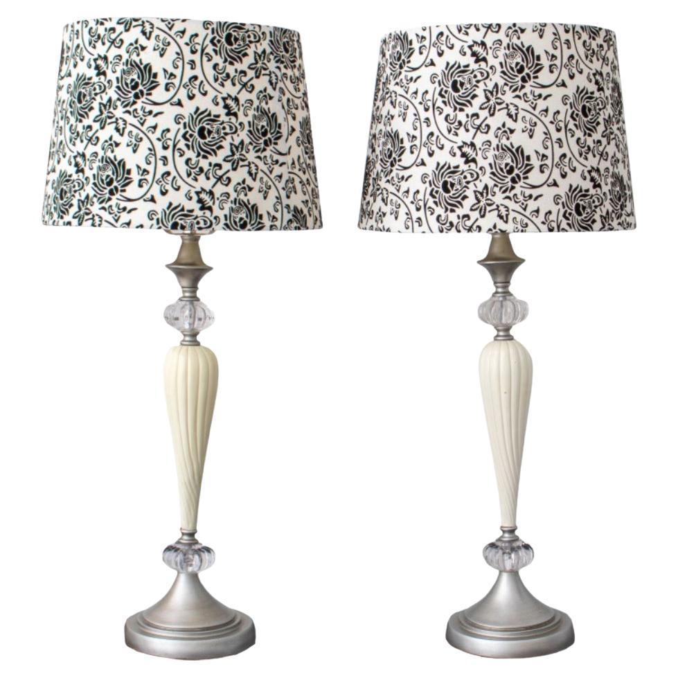 Rococo Romantic Table Lamp, Pair For Sale