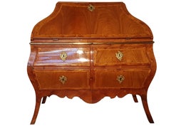 Rococo Secretaire Made of Softwood