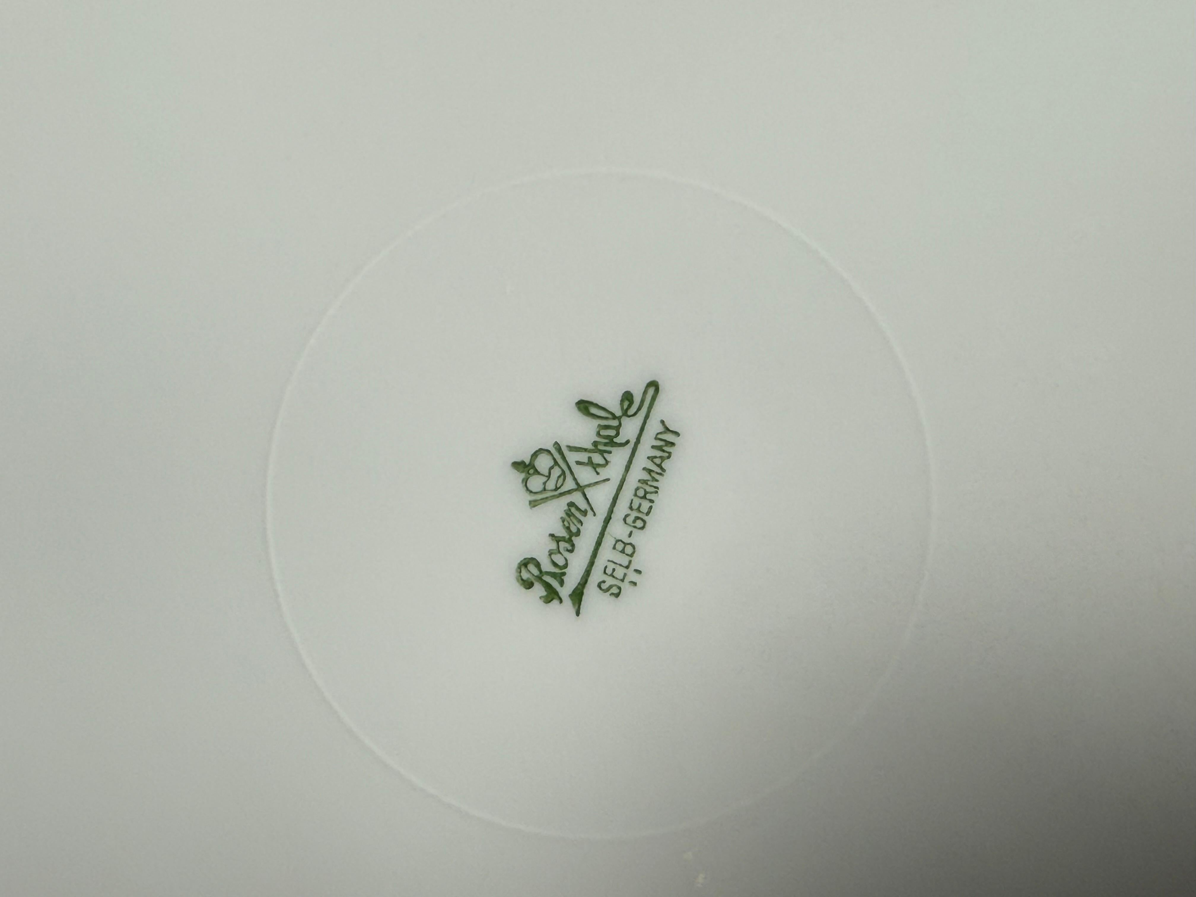 Rokoko Sechs  Speiseteller Kobaltblau Vergoldet Rosenthal Deutschland im Angebot 10