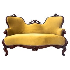 Rokoko-Sofa, Frankreich, um 1900, nach Renovierung