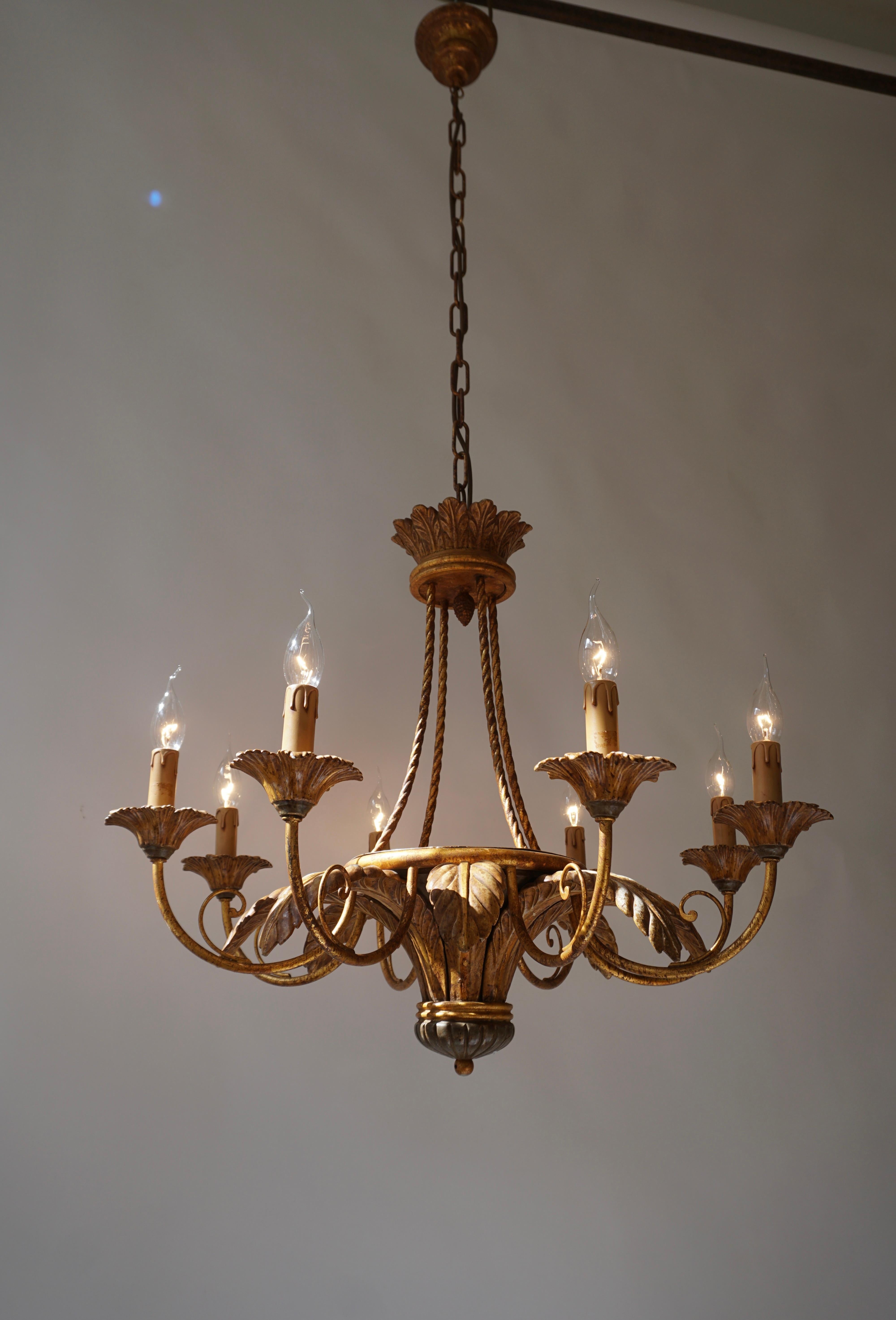 Rococo Style Chandelier For Sale 3